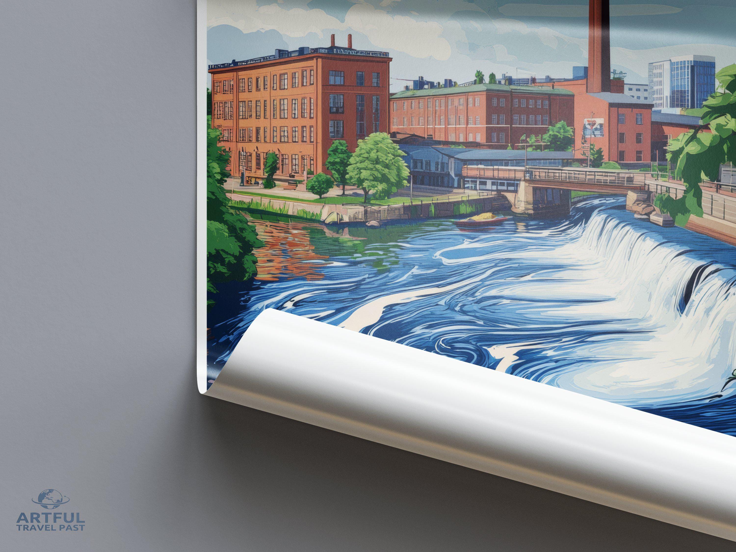 Tampere Poster - Finland Wall Art