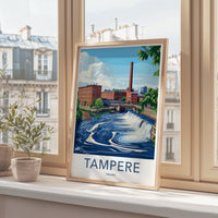 Tampere Poster - Finland Wall Art