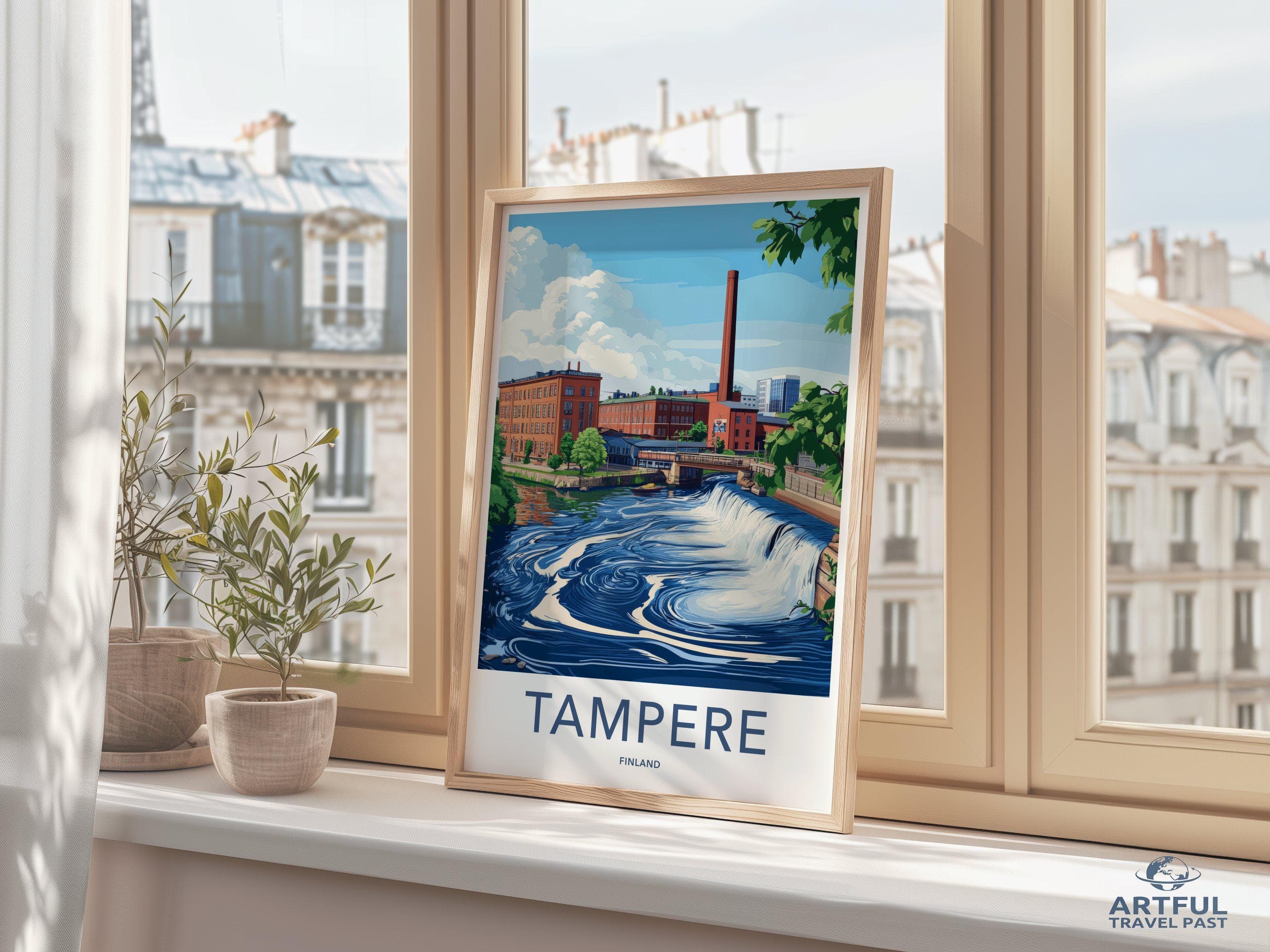 Tampere Poster - Finland Wall Art