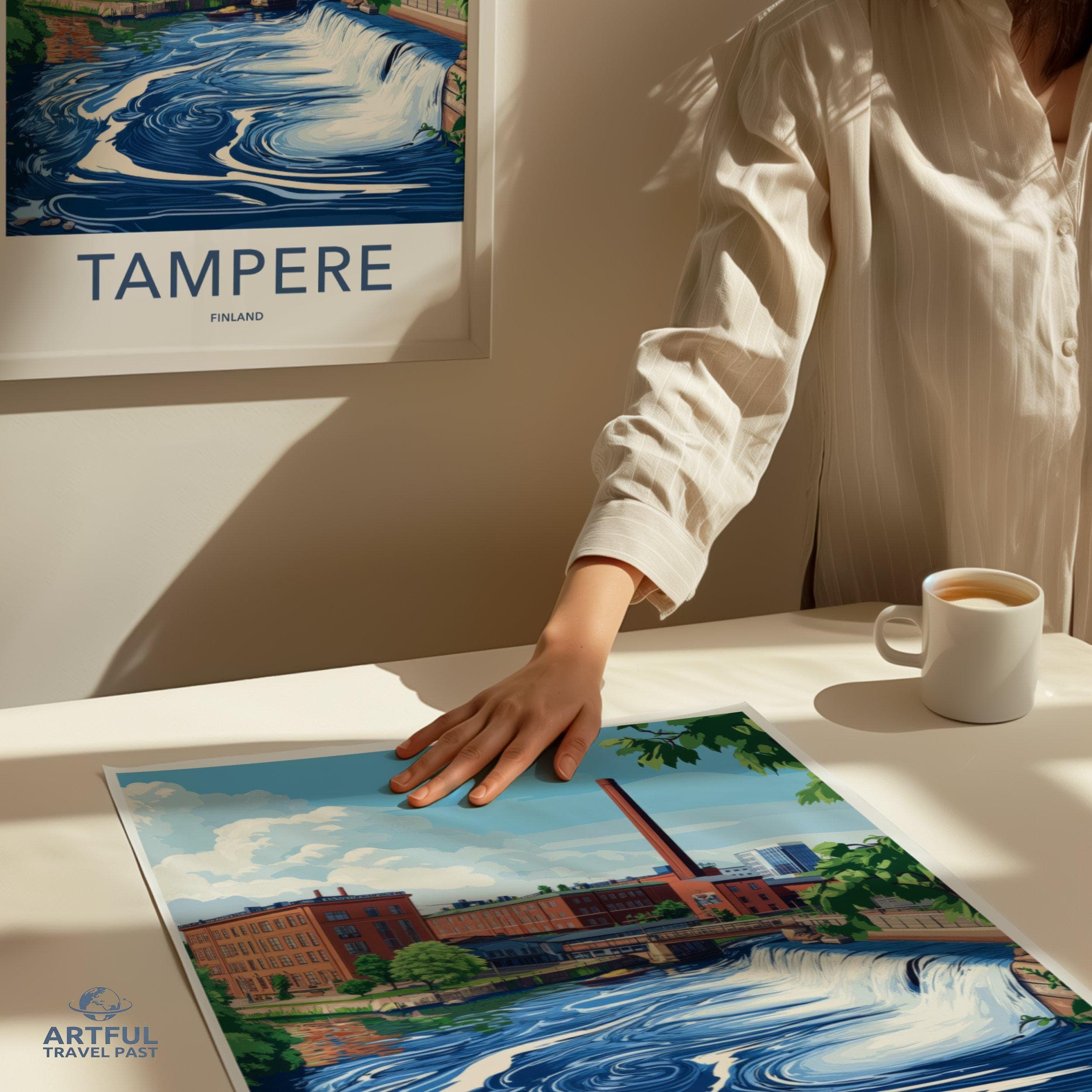 Tampere Poster - Finland Wall Art