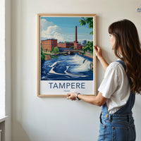 Tampere Poster - Finland Wall Art