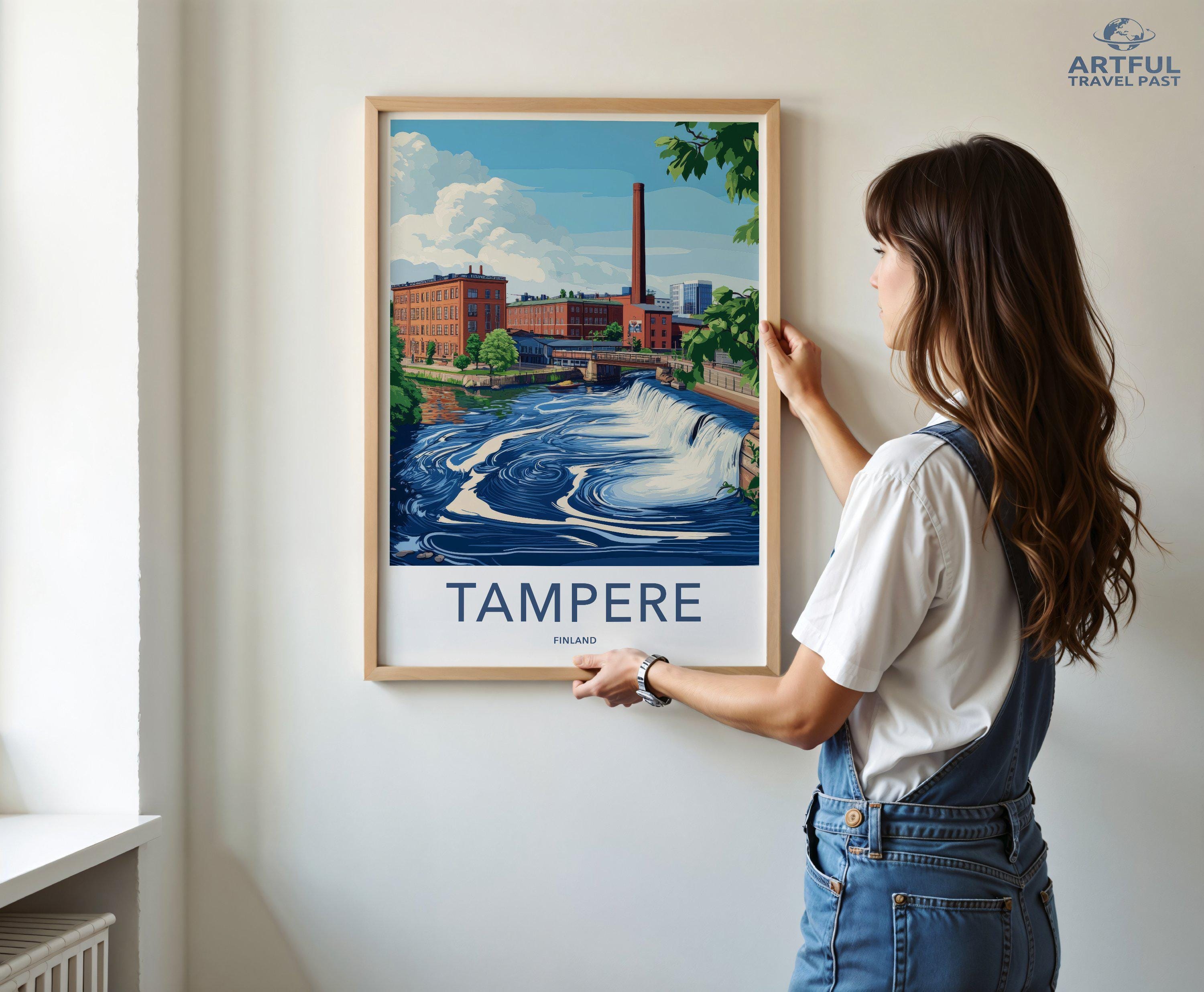 Tampere Poster - Finland Wall Art