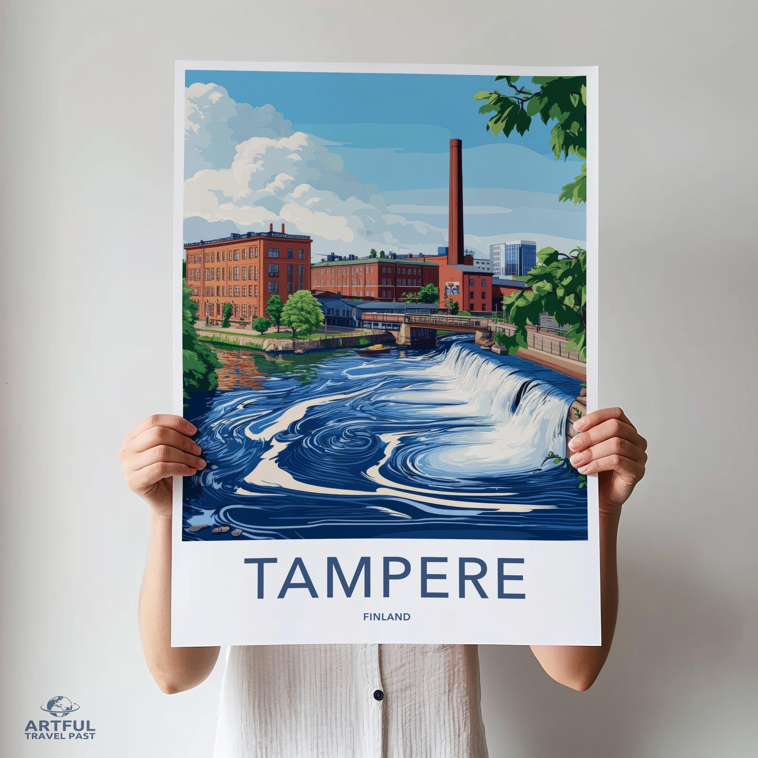 Tampere Poster - Finland Wall Art
