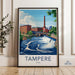 Tampere Poster - Finland Wall Art