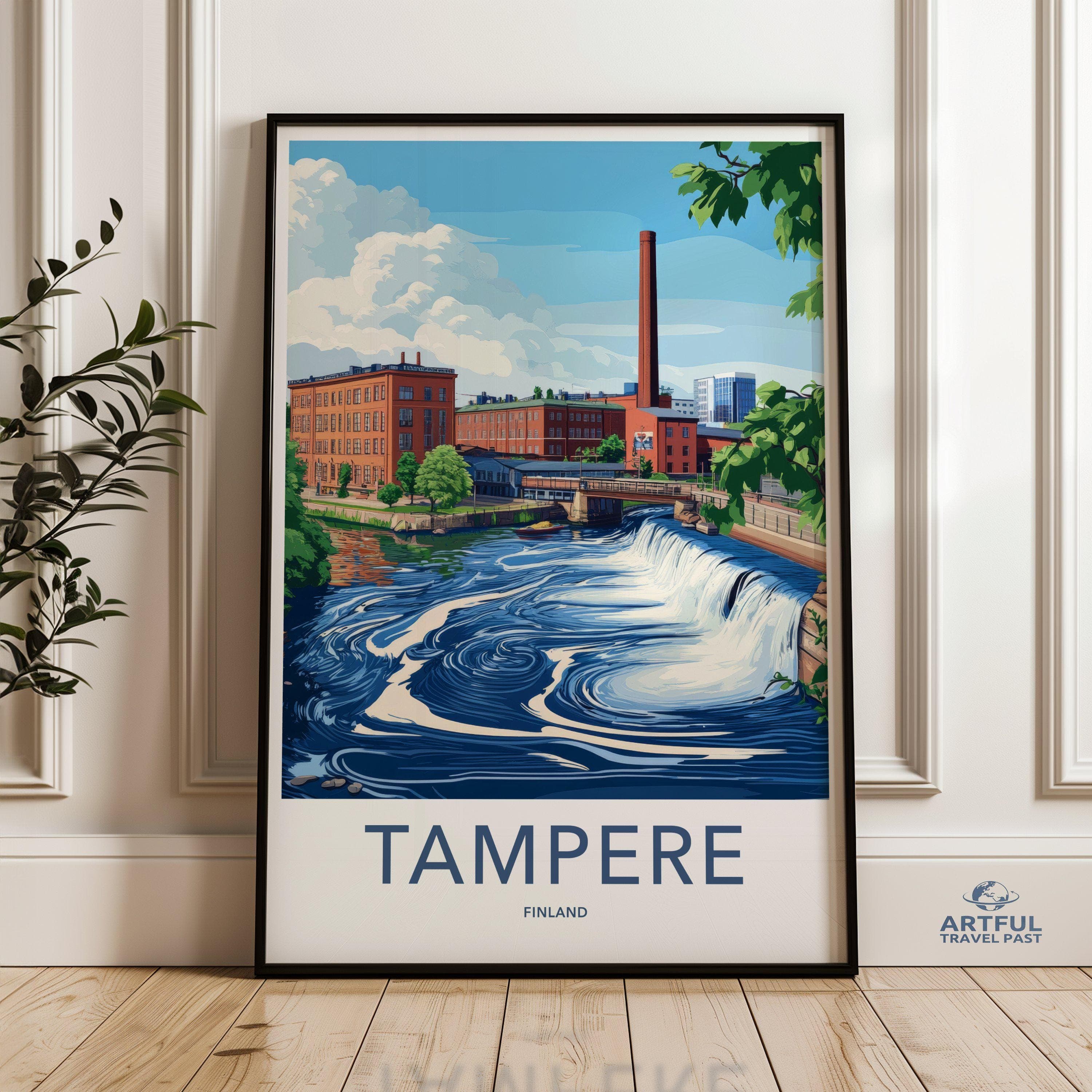 Tampere Poster - Finland Wall Art