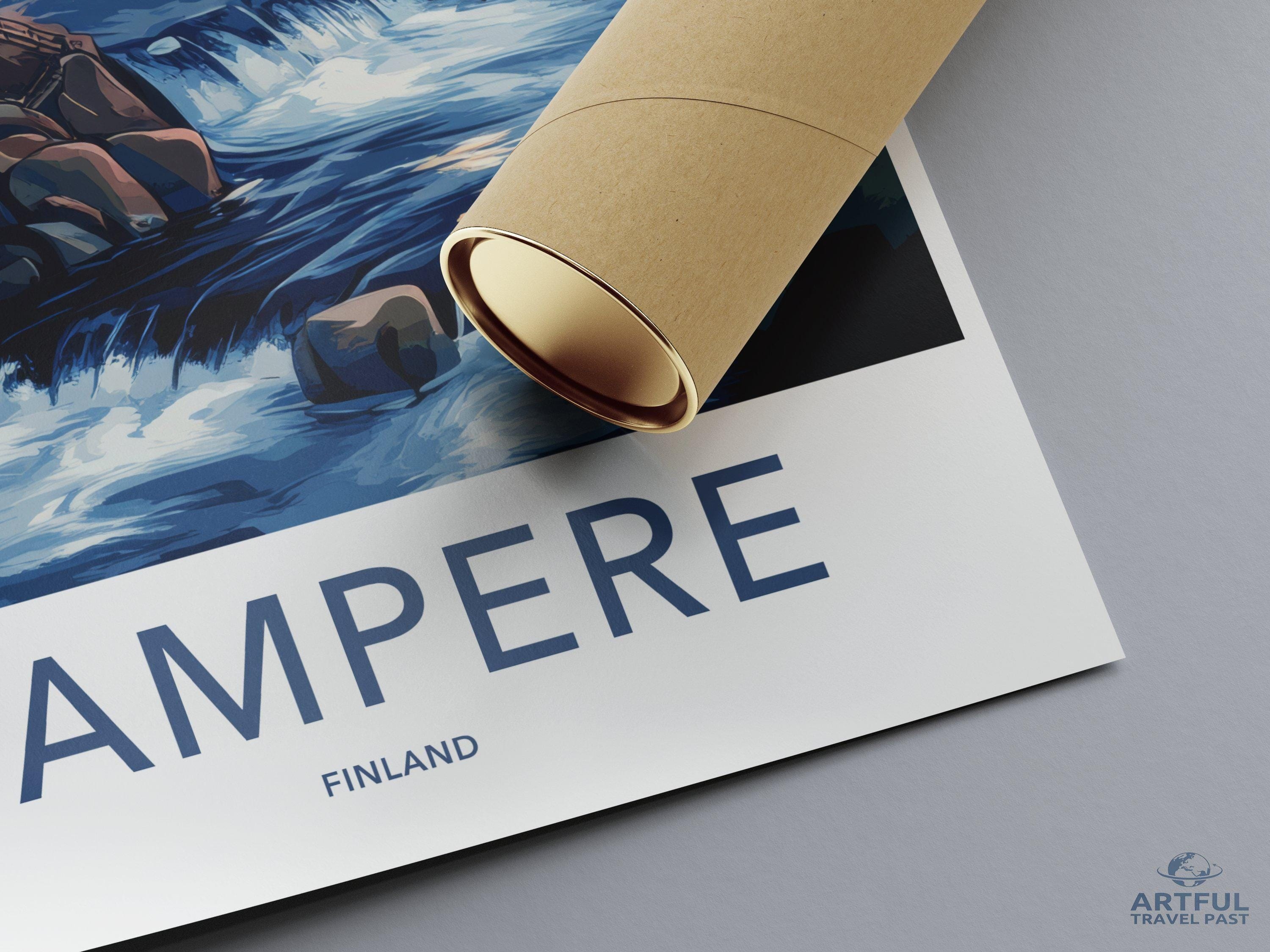 Tampere Poster - Finland Wall Art