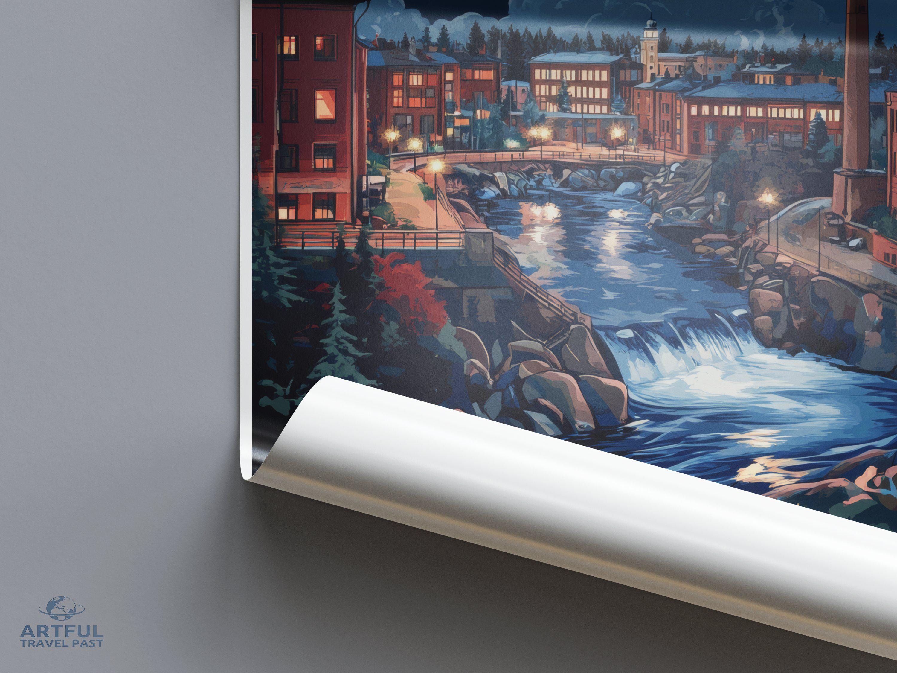 Tampere Poster - Finland Wall Art