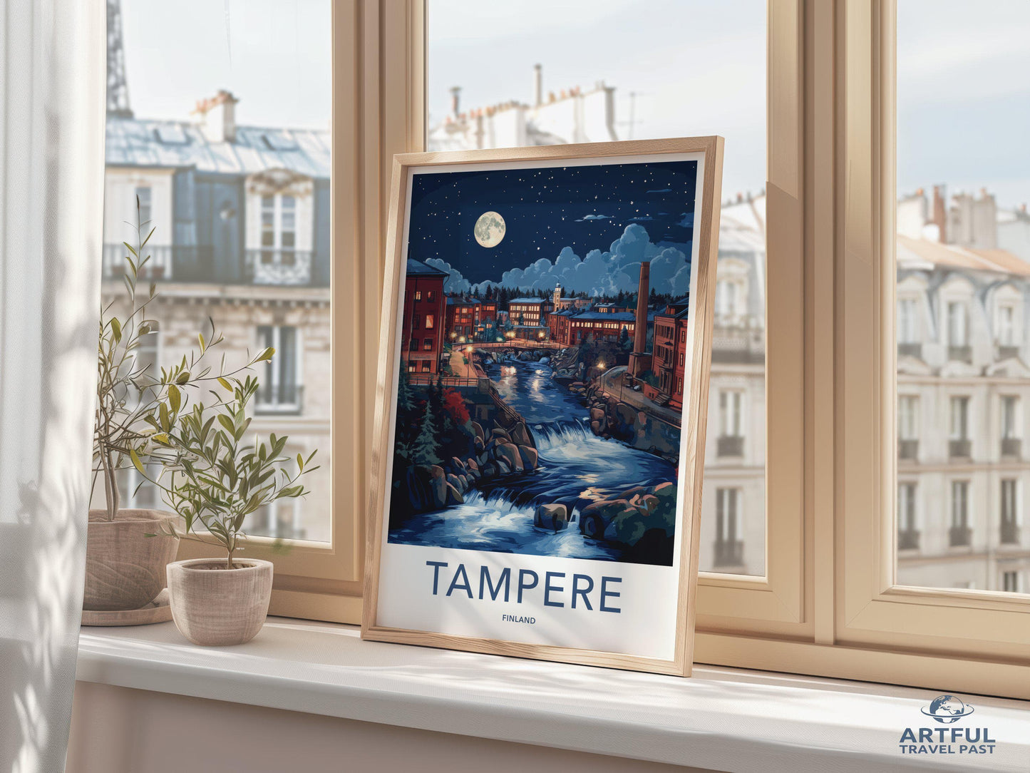 Tampere Poster - Finland Wall Art