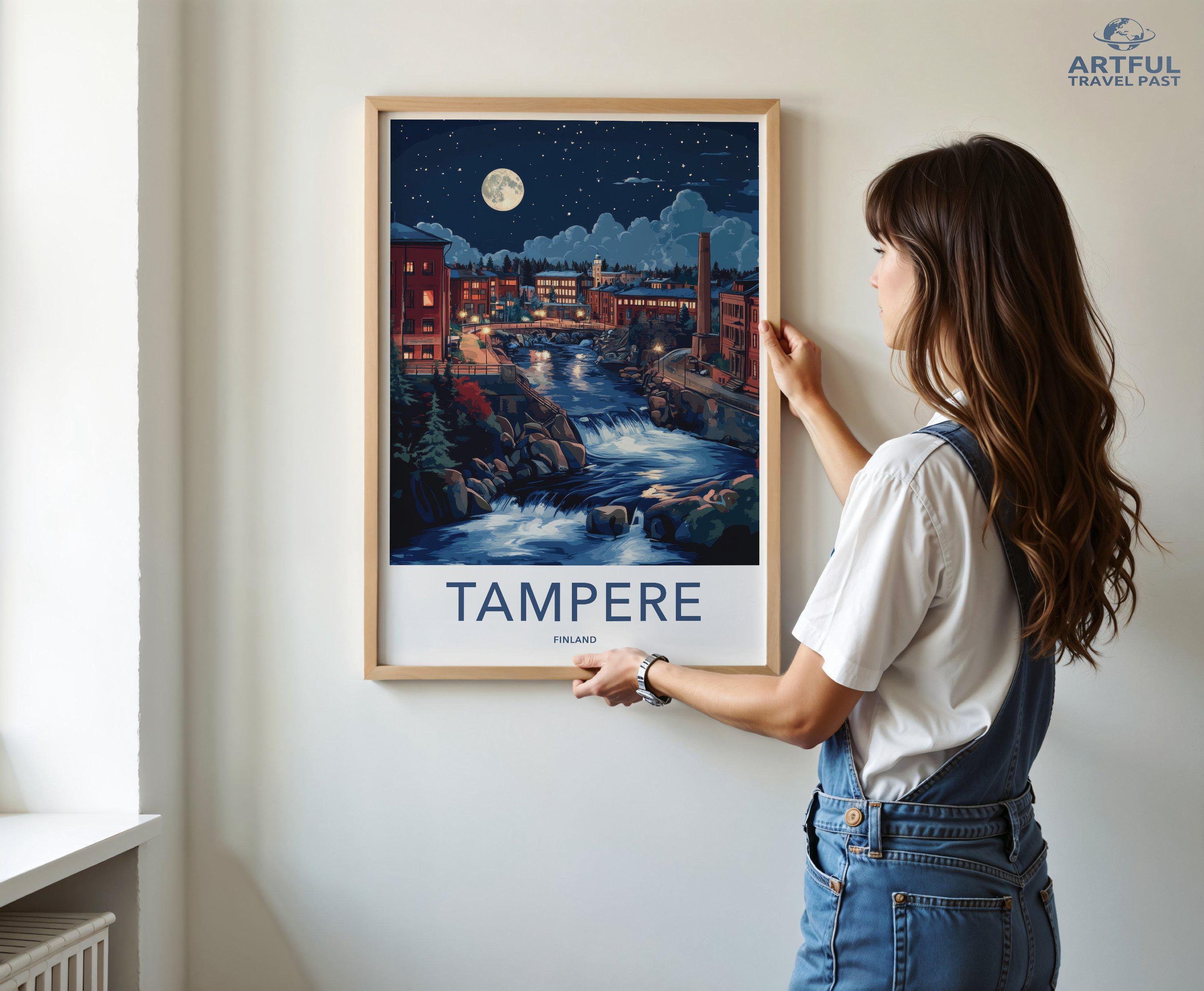 Tampere Poster - Finland Wall Art