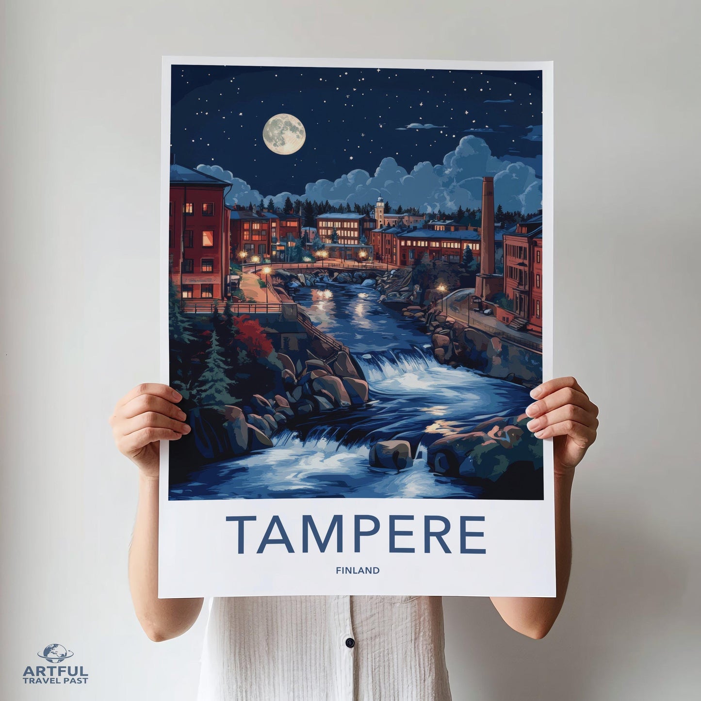 Tampere Poster - Finland Wall Art