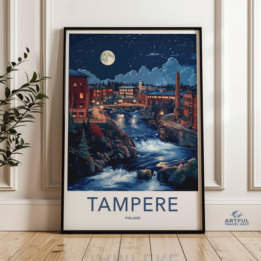 Tampere Poster - Finland Wall Art