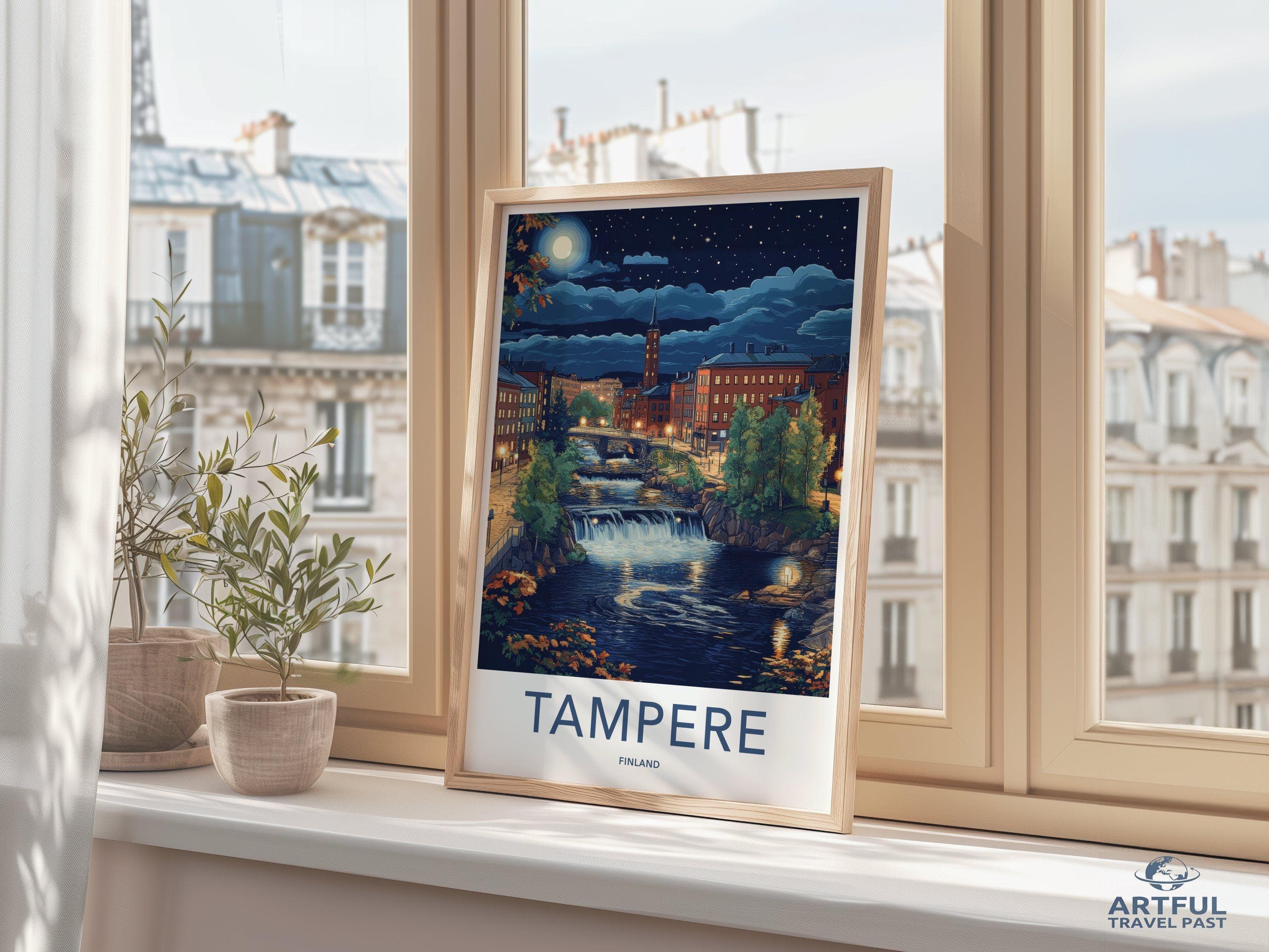 Tampere Poster - Finland Wall Art