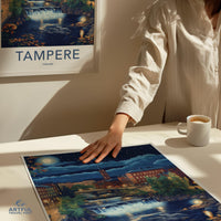Tampere Poster - Finland Wall Art