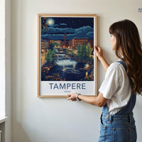 Tampere Poster - Finland Wall Art