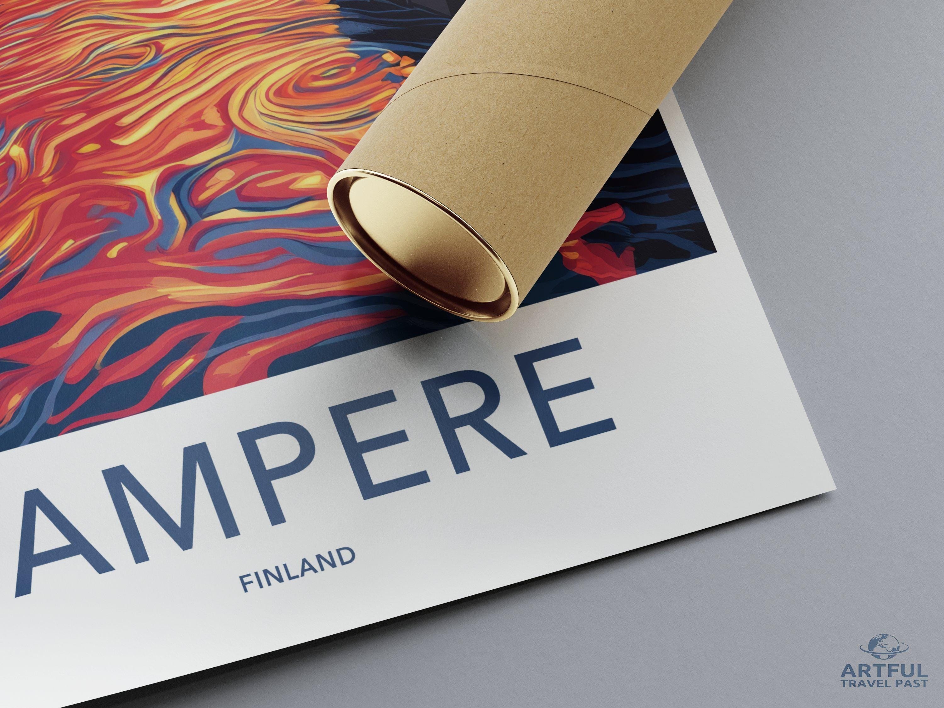 Tampere Poster - Finland Wall Art