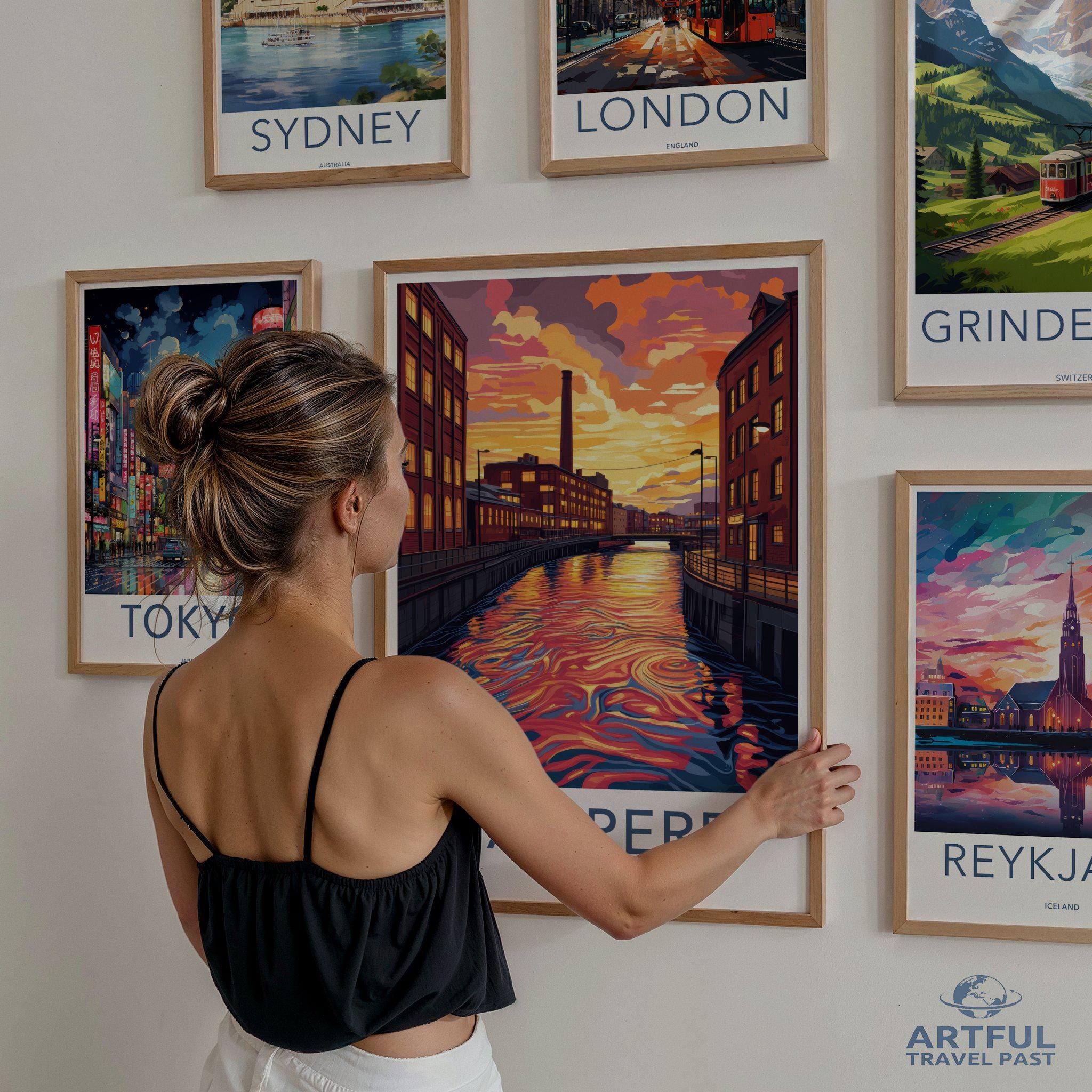 Tampere Poster - Finland Wall Art