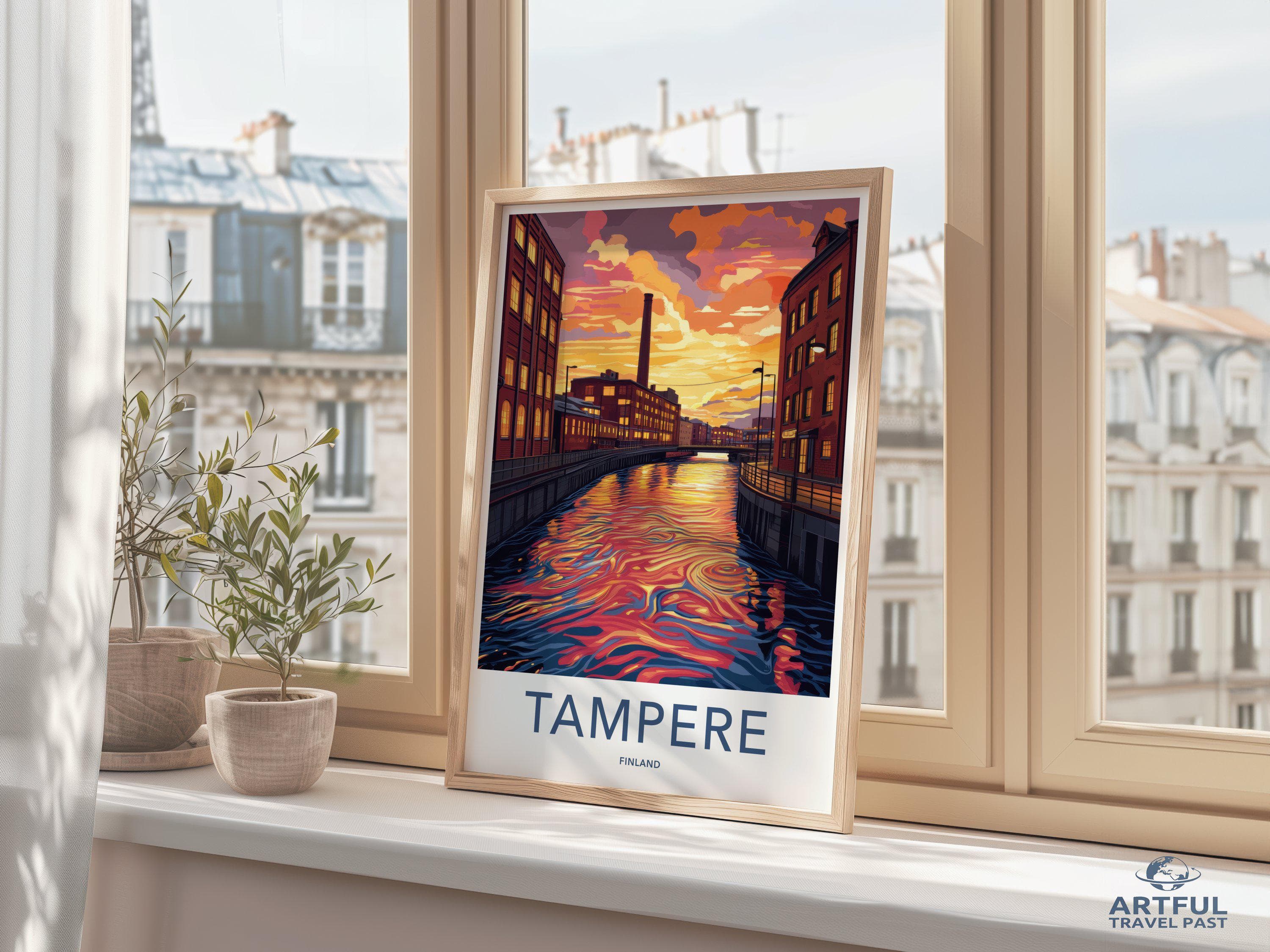 Tampere Poster - Finland Wall Art