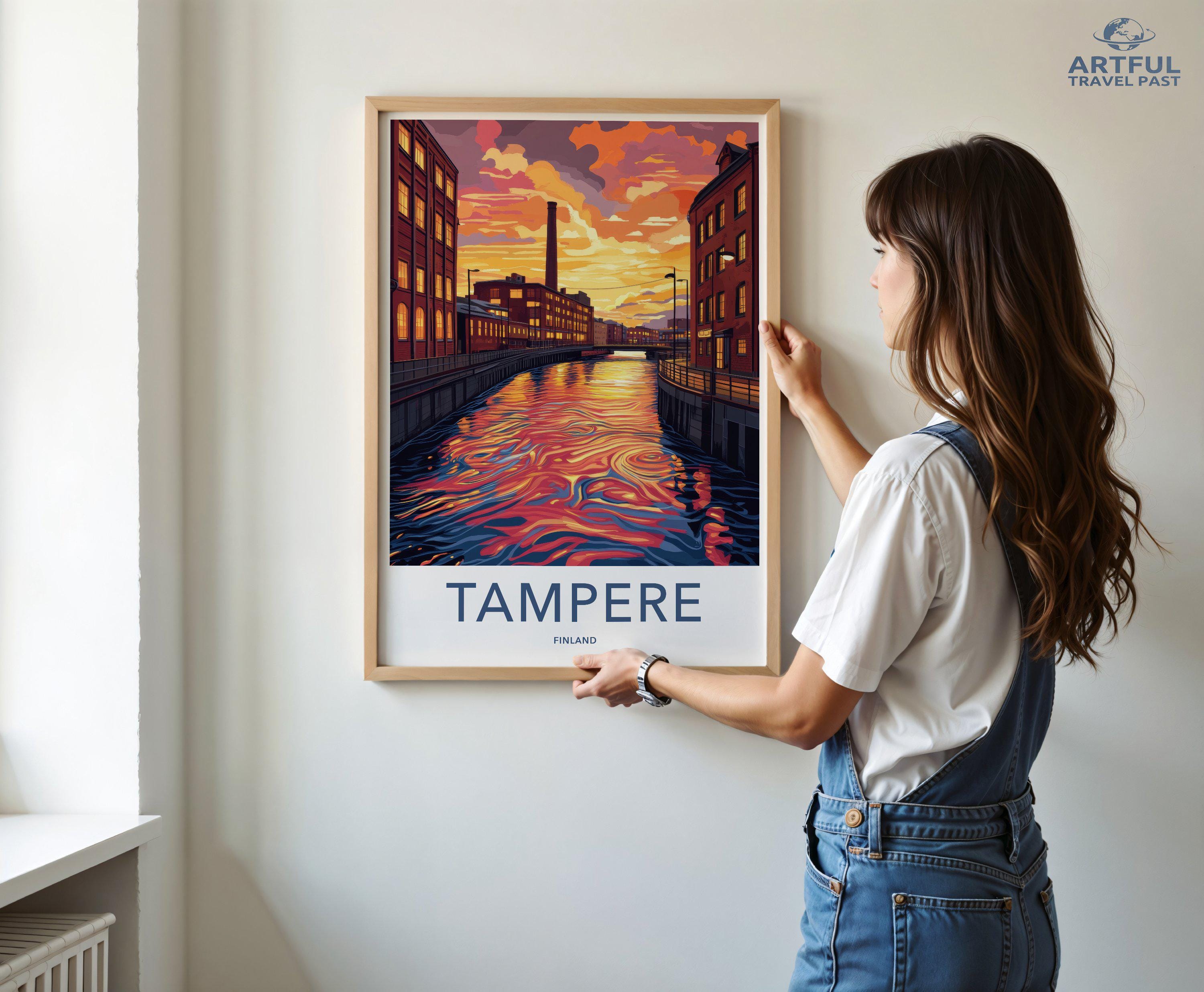 Tampere Poster - Finland Wall Art