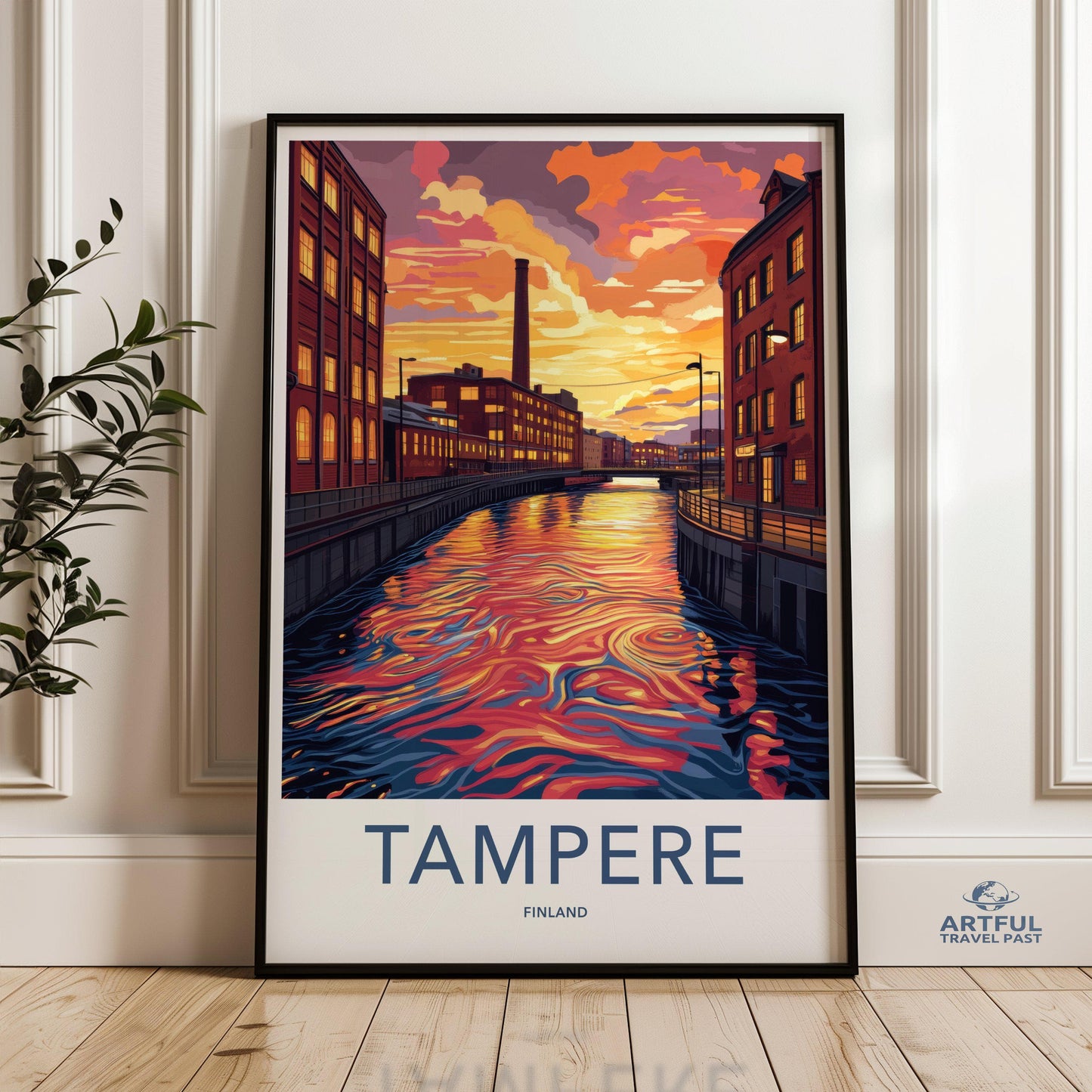 Tampere Poster - Finland Wall Art