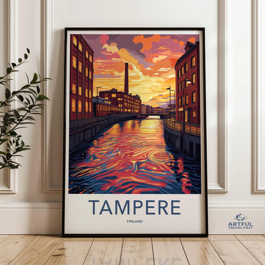 Tampere Poster - Finland Wall Art