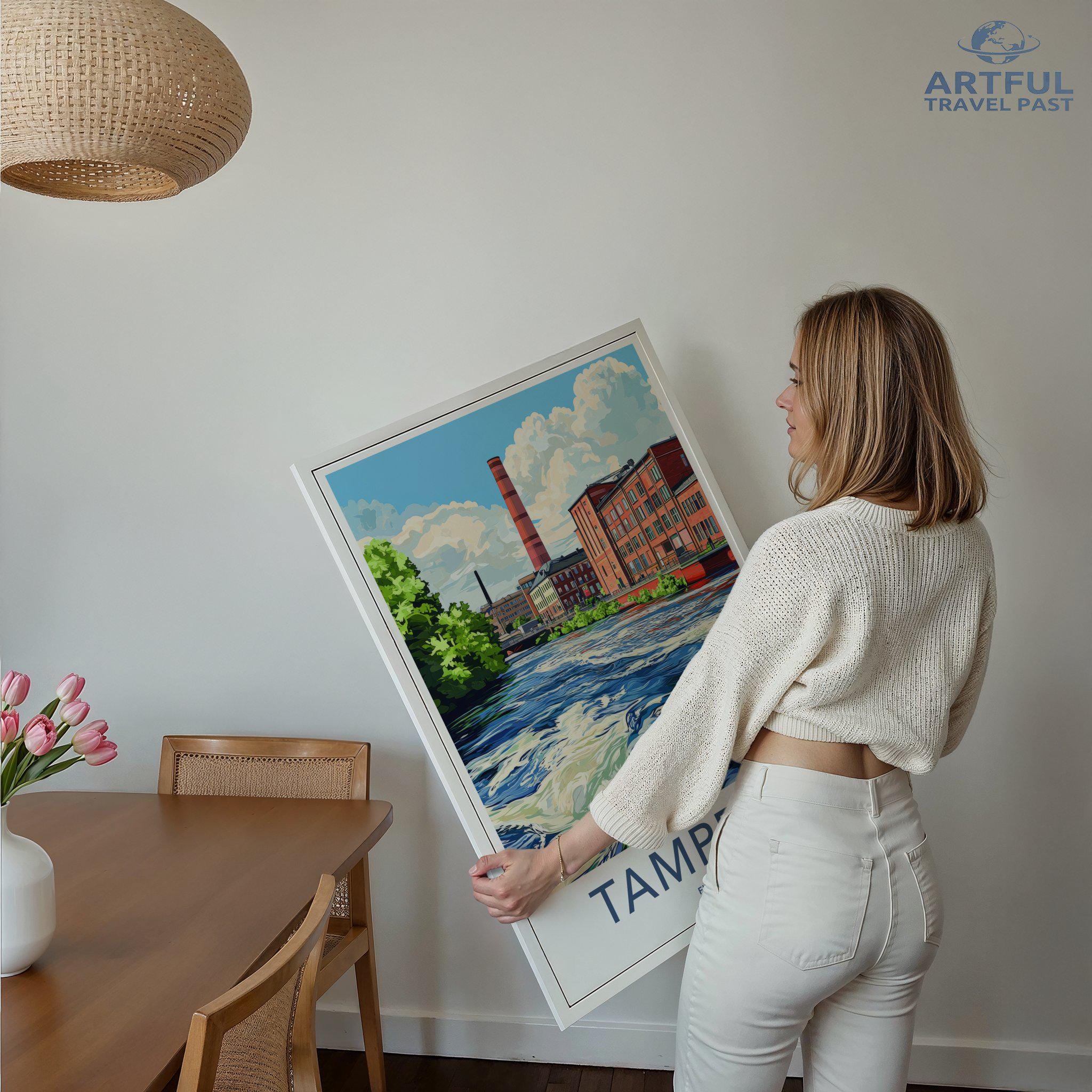 Tampere Poster - Finland Wall Art