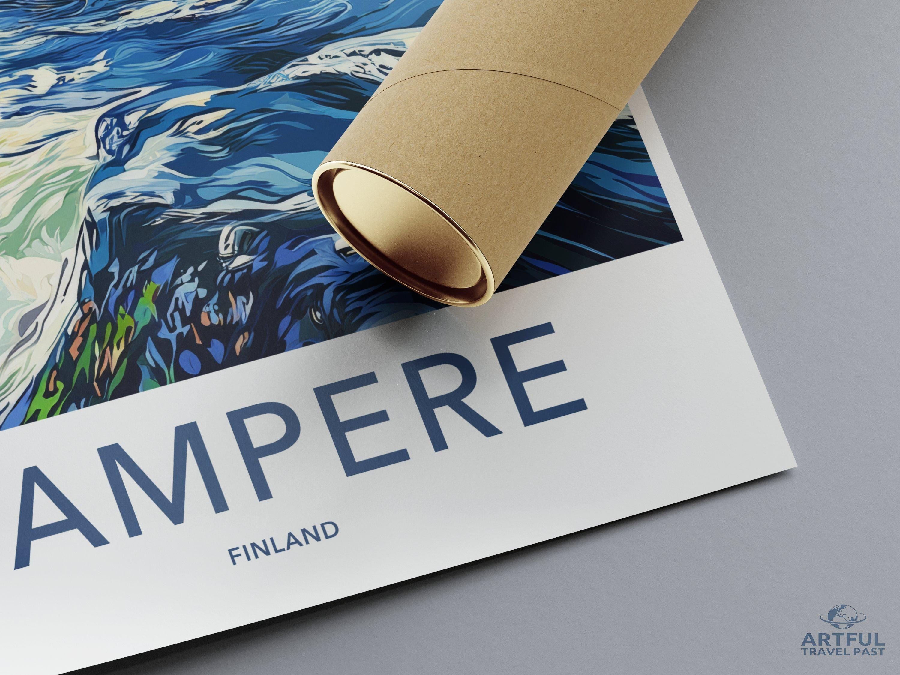 Tampere Poster - Finland Wall Art
