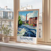 Tampere Poster - Finland Wall Art