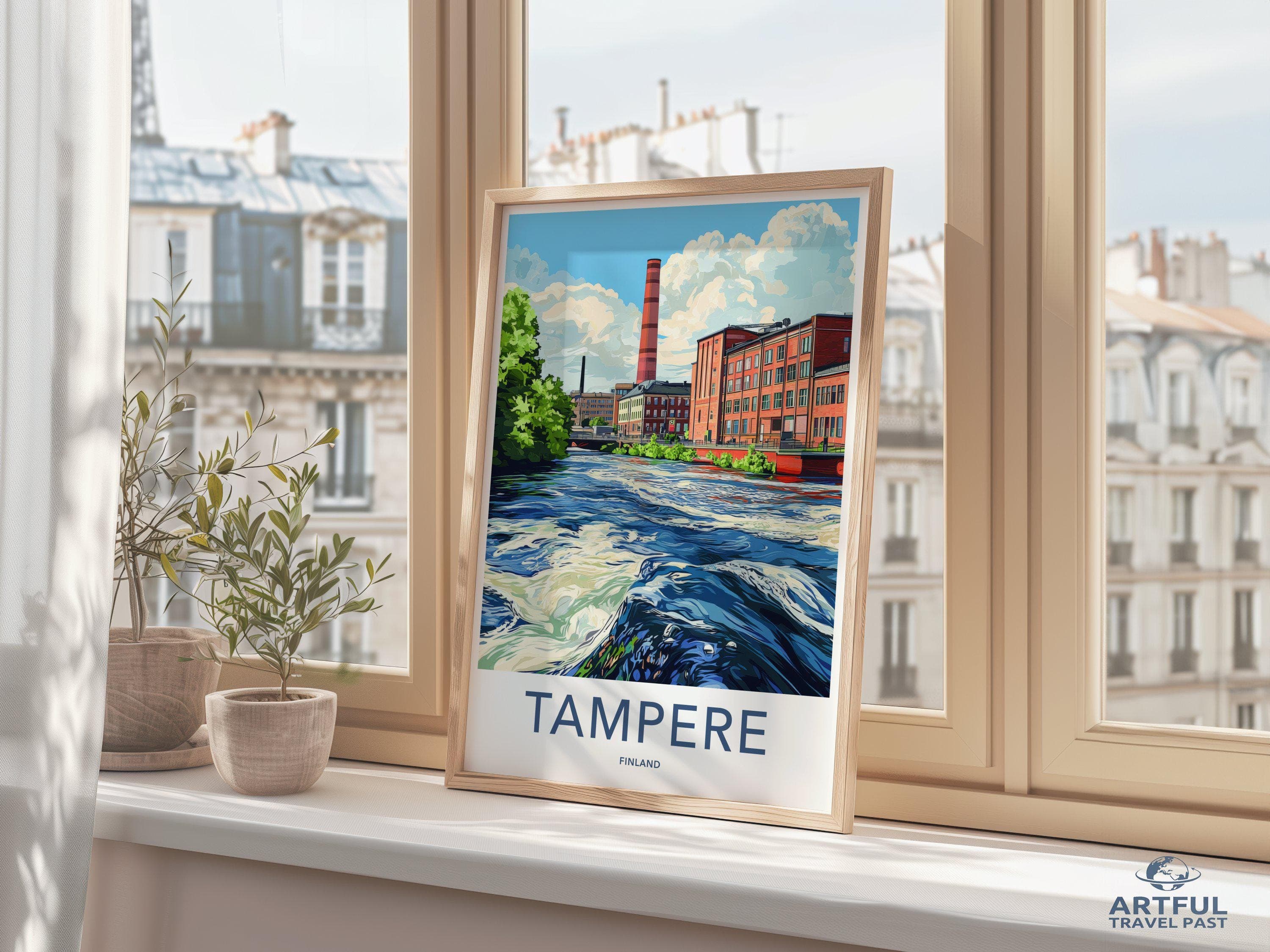 Tampere Poster - Finland Wall Art