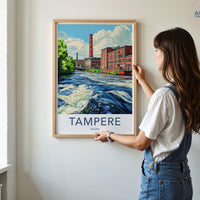 Tampere Poster - Finland Wall Art