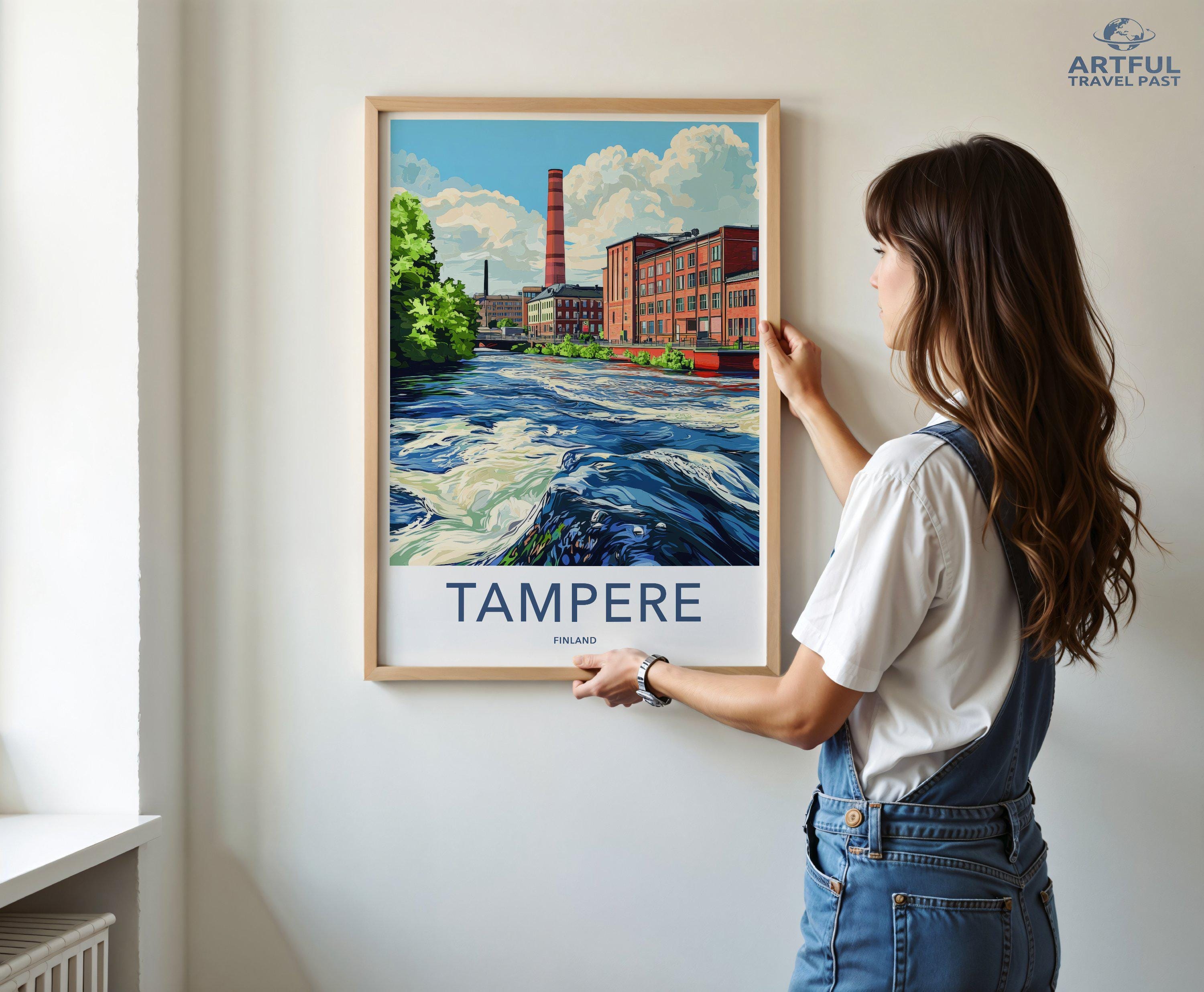 Tampere Poster - Finland Wall Art