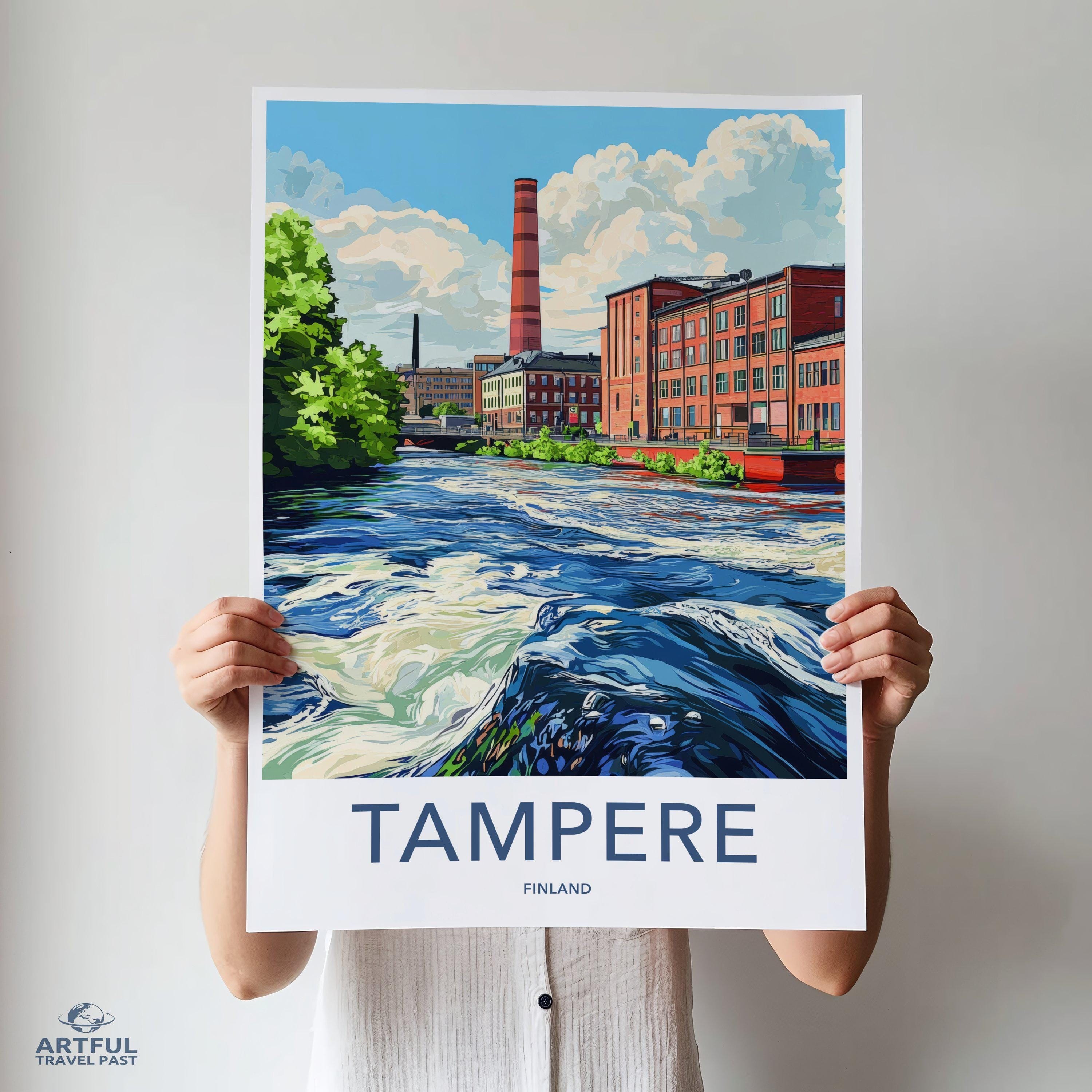 Tampere Poster - Finland Wall Art