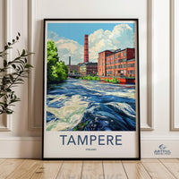 Tampere Poster - Finland Wall Art
