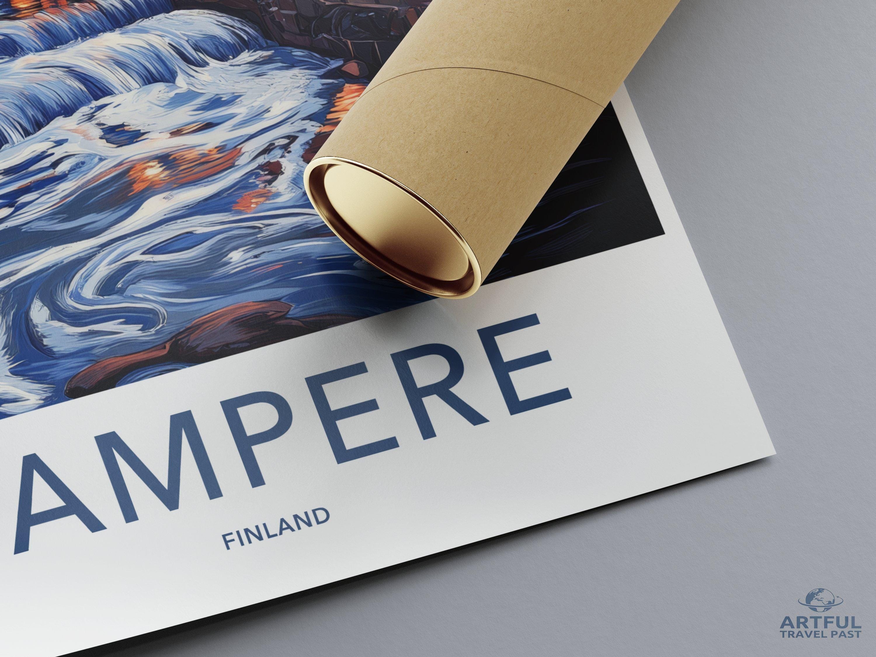 Tampere Poster - Finland Wall Art