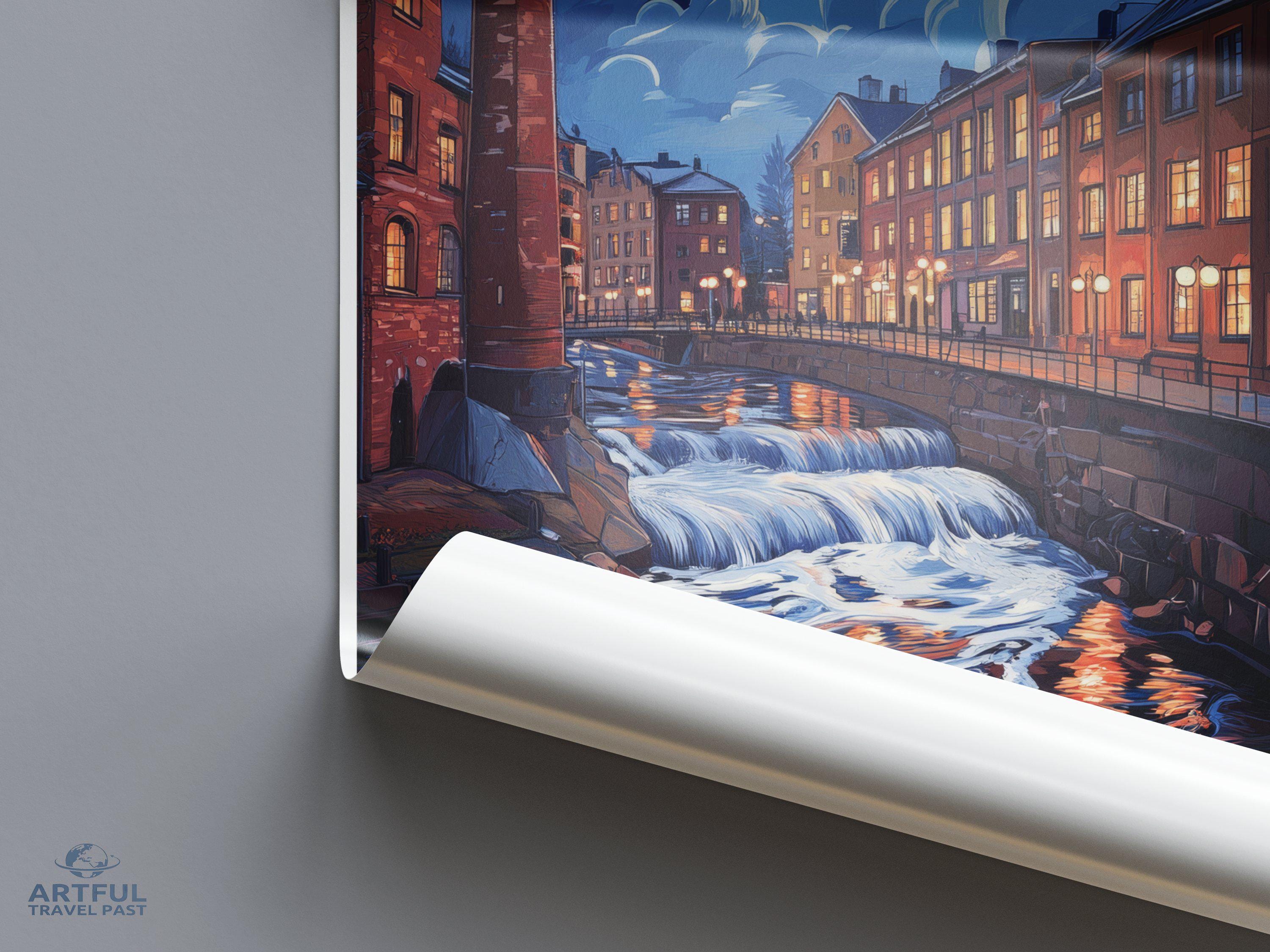 Tampere Poster - Finland Wall Art