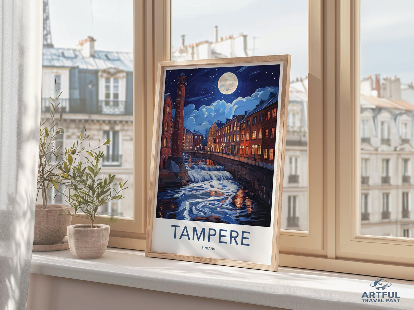 Tampere Poster - Finland Wall Art