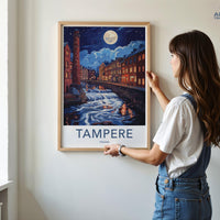Tampere Poster - Finland Wall Art