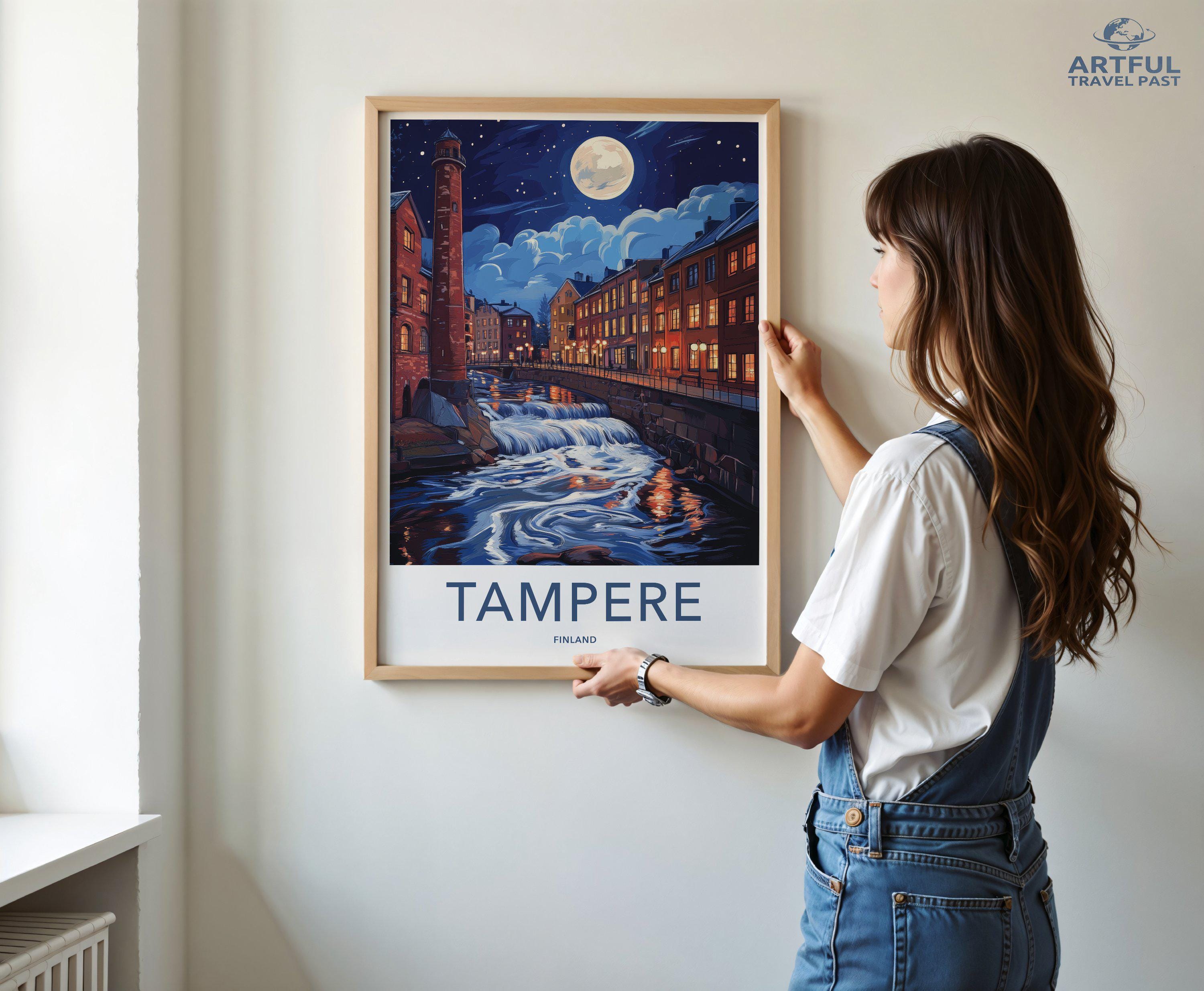 Tampere Poster - Finland Wall Art