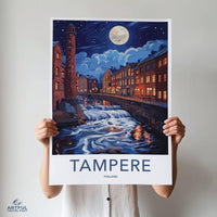 Tampere Poster - Finland Wall Art