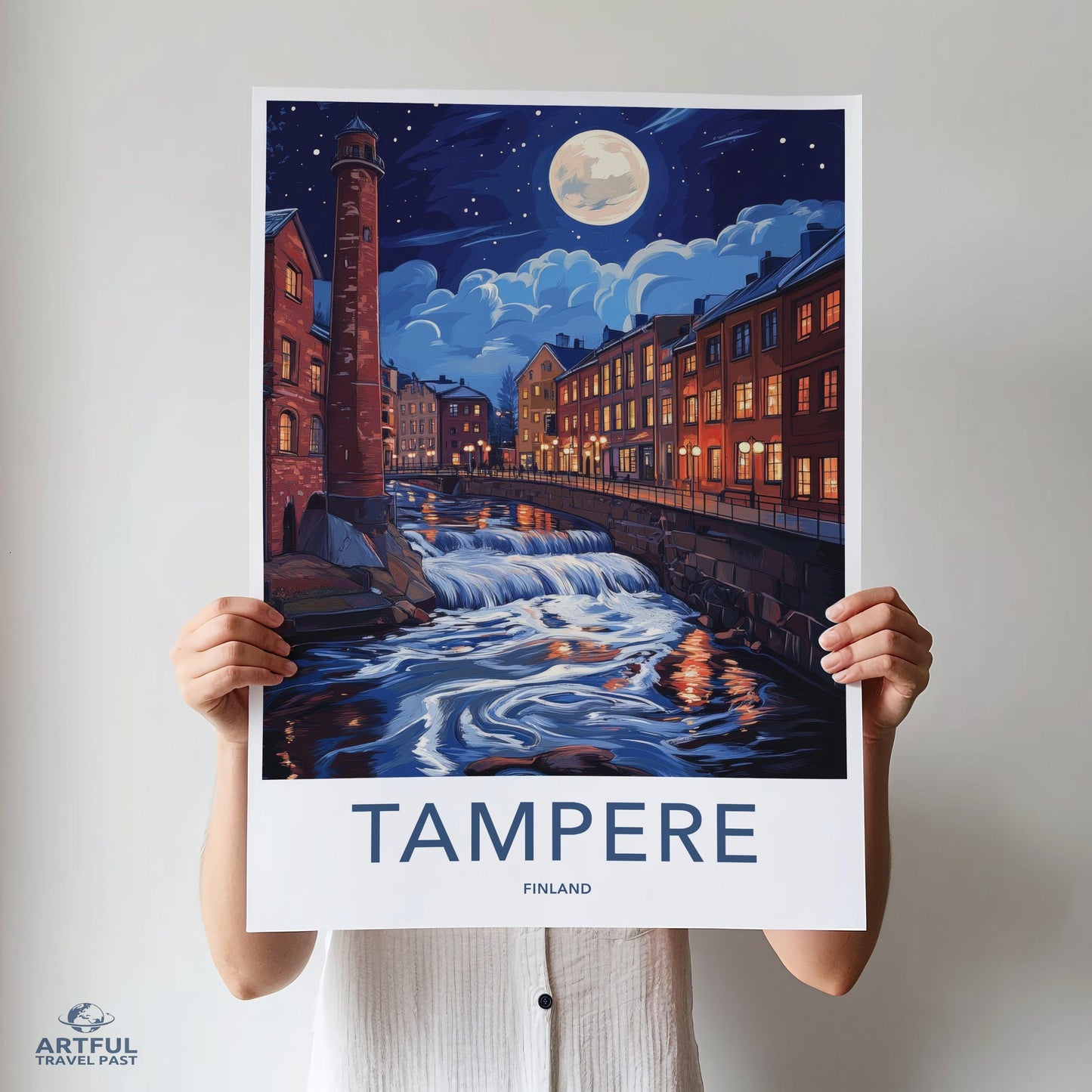 Tampere Poster - Finland Wall Art