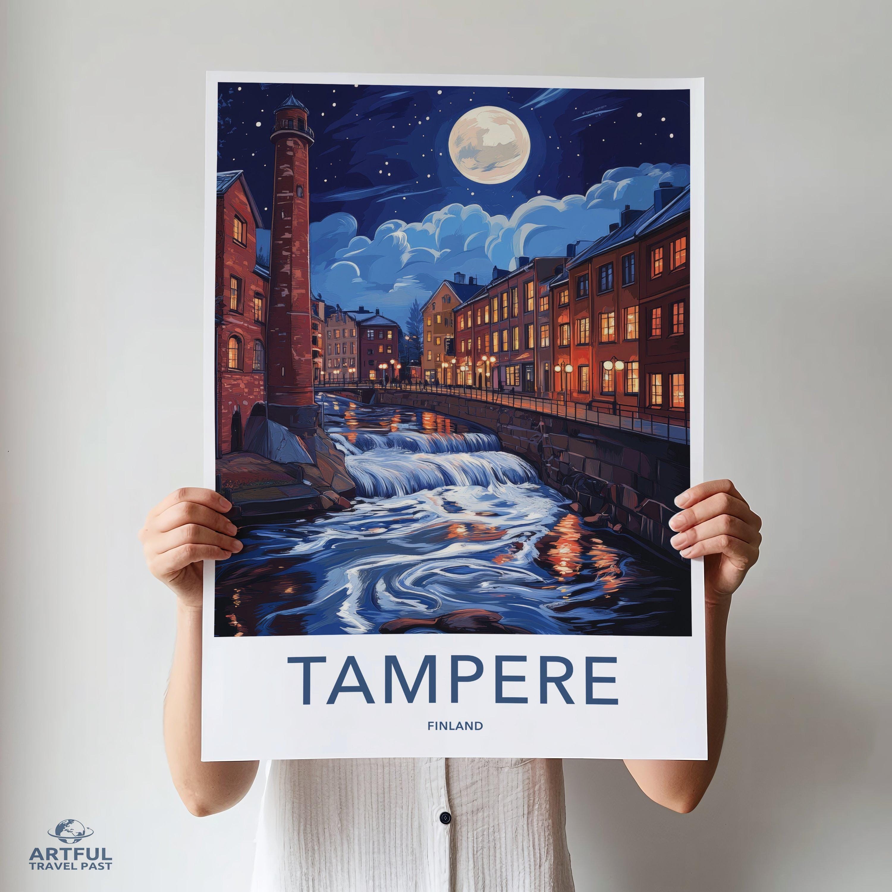 Tampere Poster - Finland Wall Art