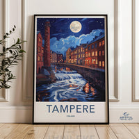 Tampere Poster - Finland Wall Art
