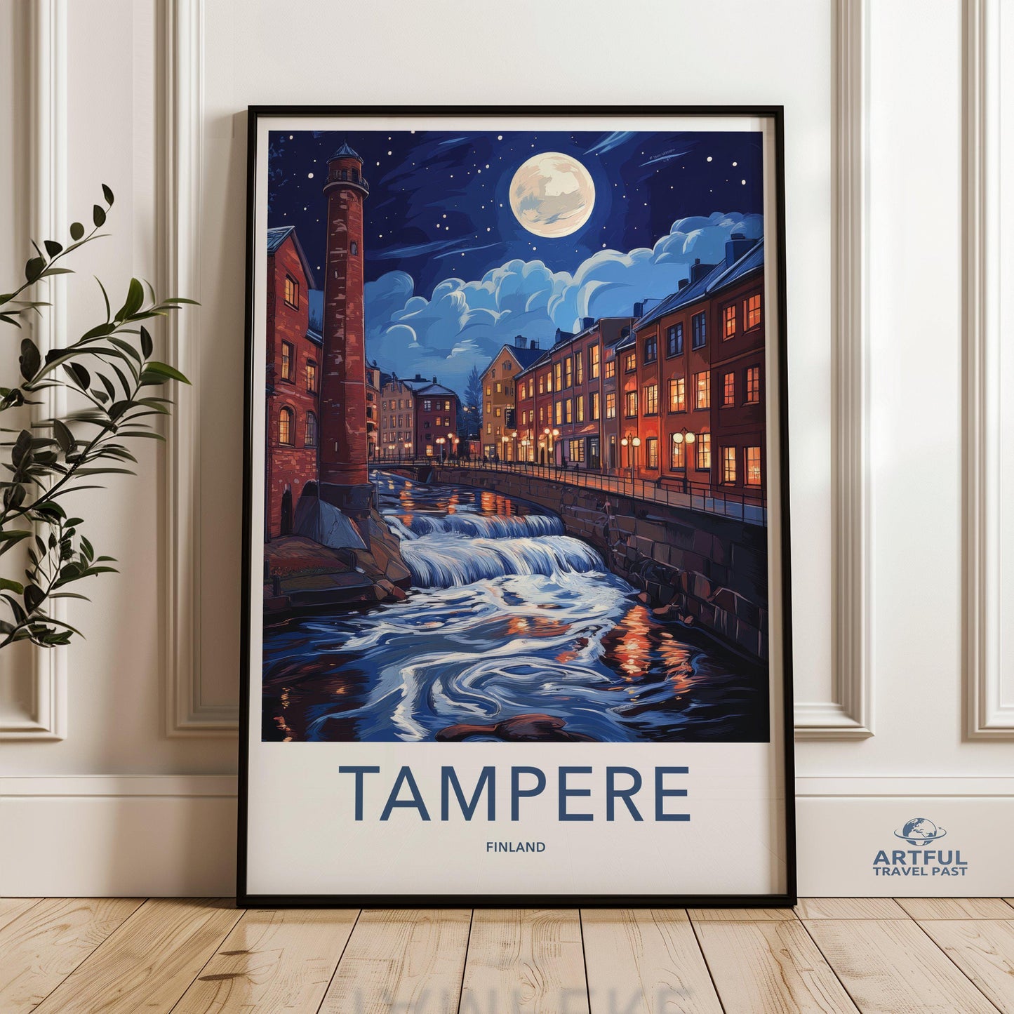 Tampere Poster - Finland Wall Art