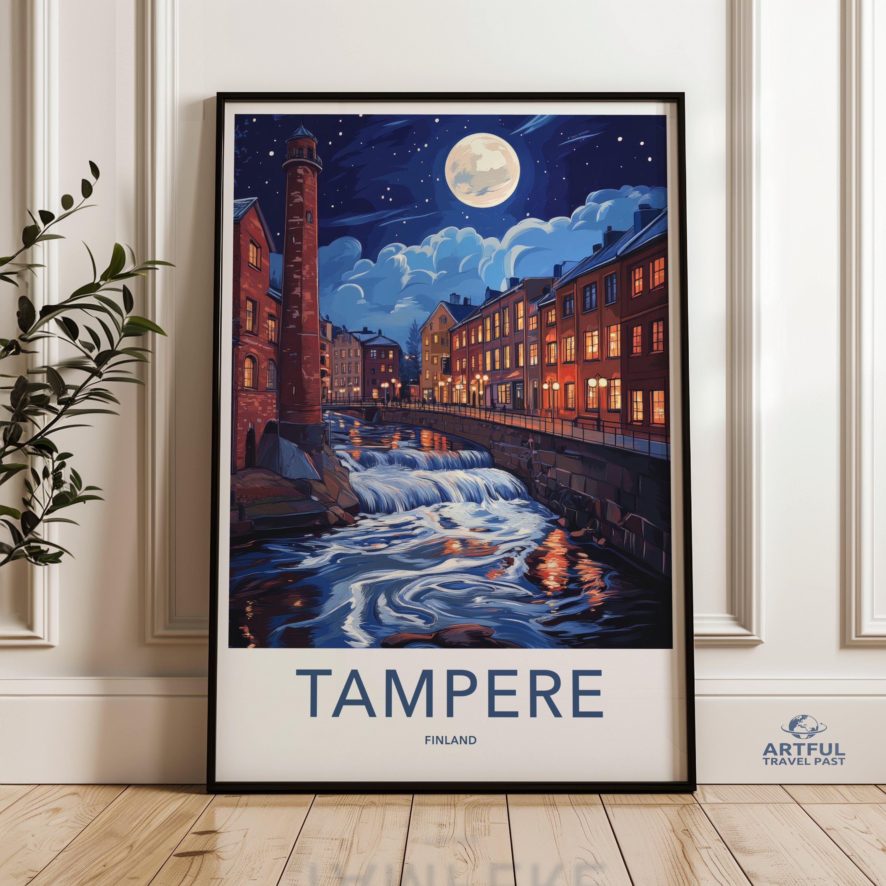 Tampere Poster - Finland Wall Art