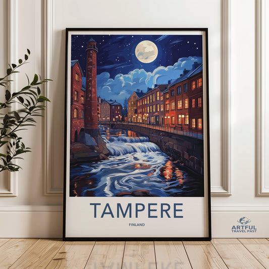 Tampere Poster - Finland Wall Art