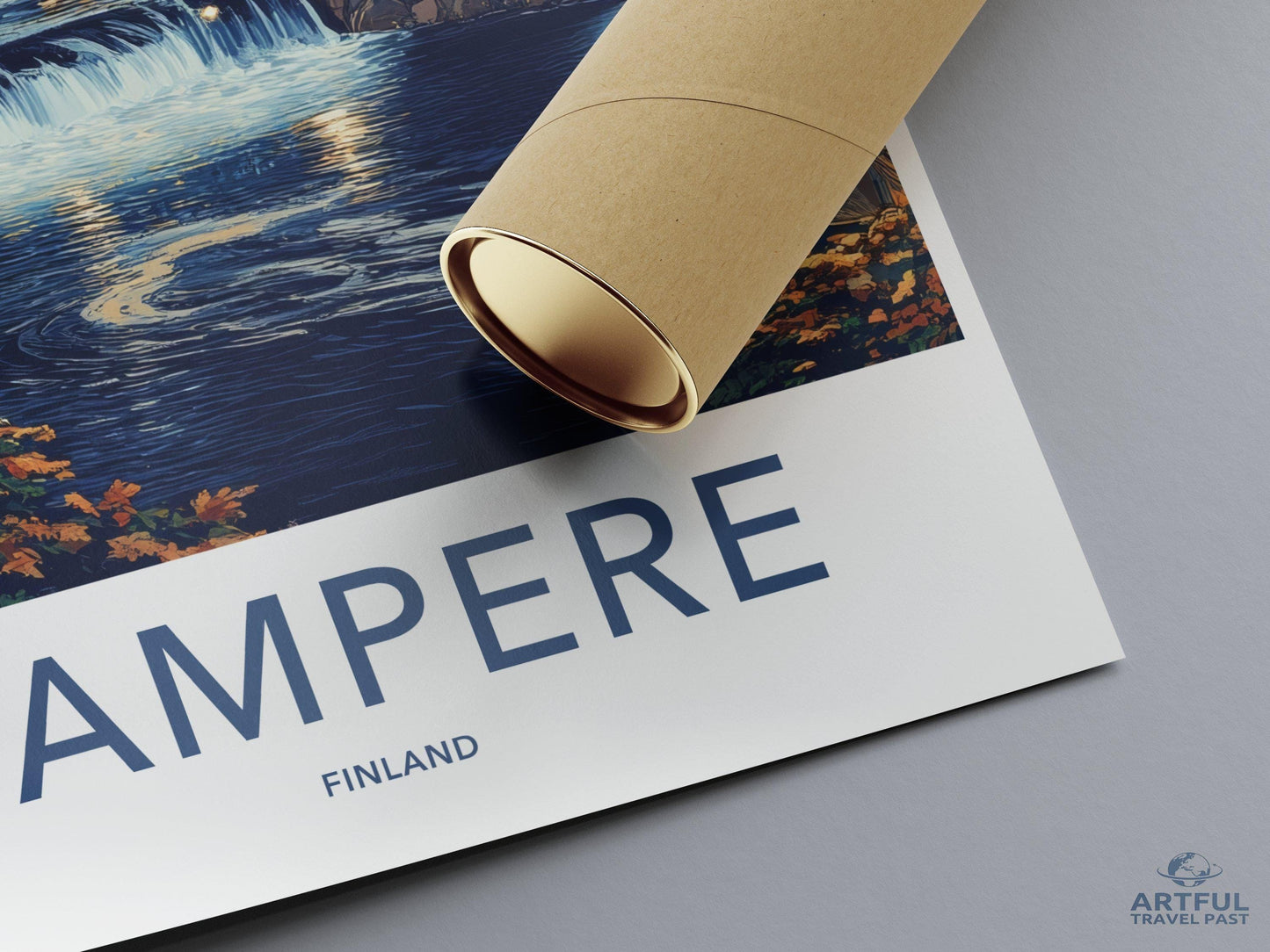 Tampere Poster | Finland Wall Art | Scandinavia Decor