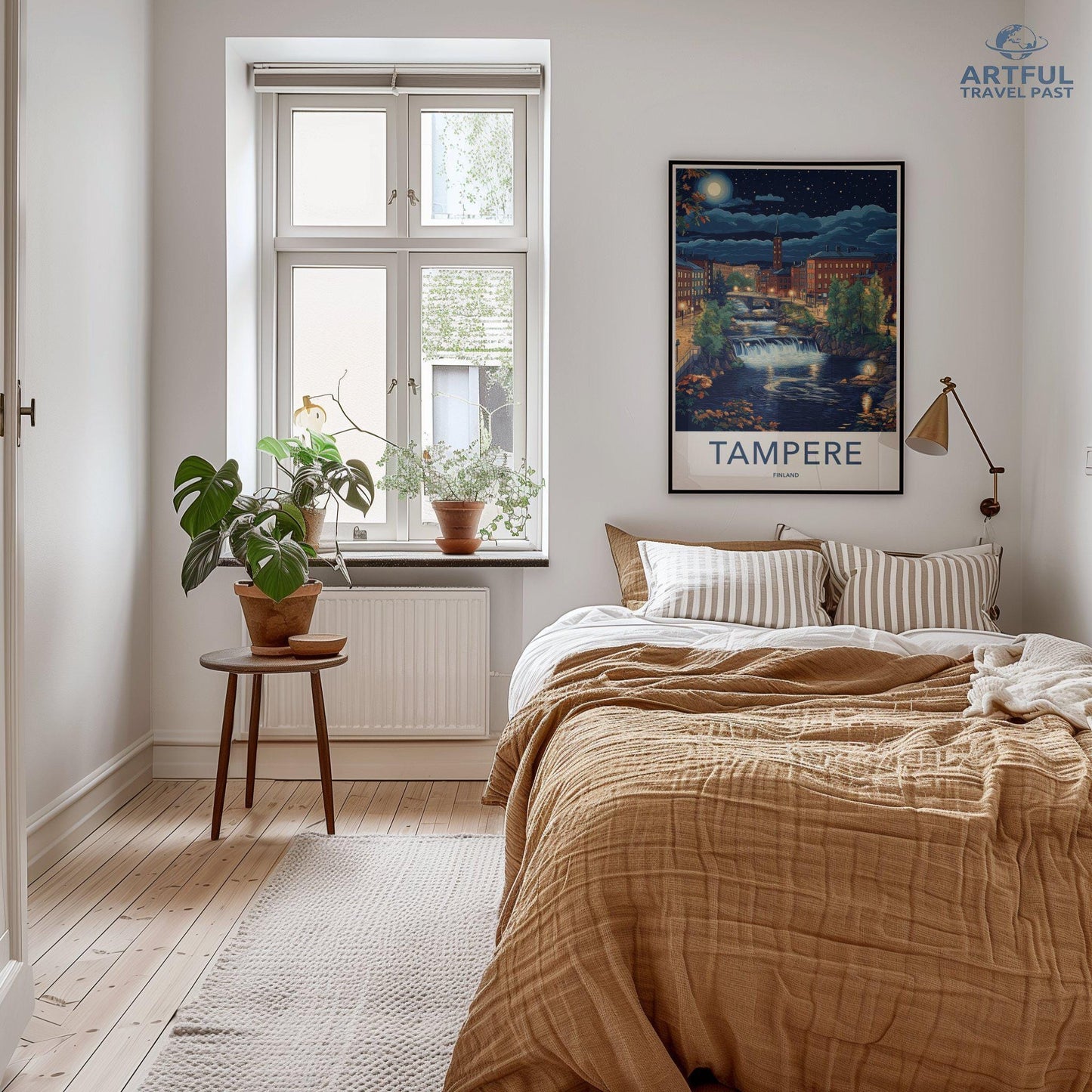 Tampere Poster | Finland Wall Art | Scandinavia Decor
