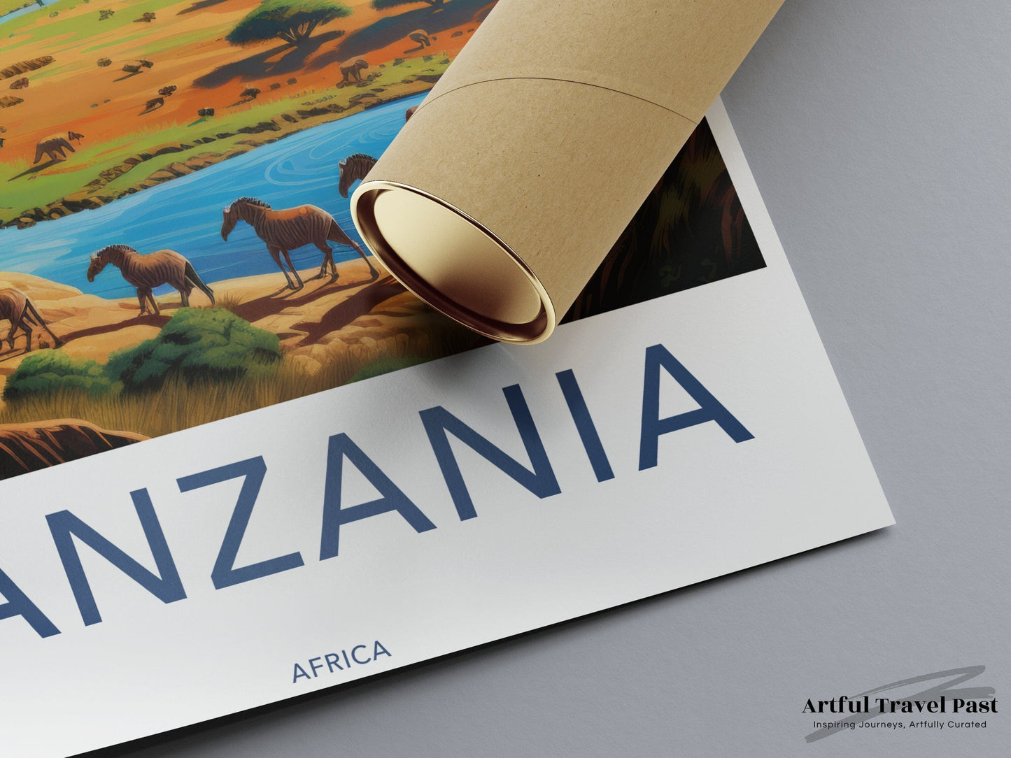 Tanzania Poster | Tanzania Wall Art | Africa Decor