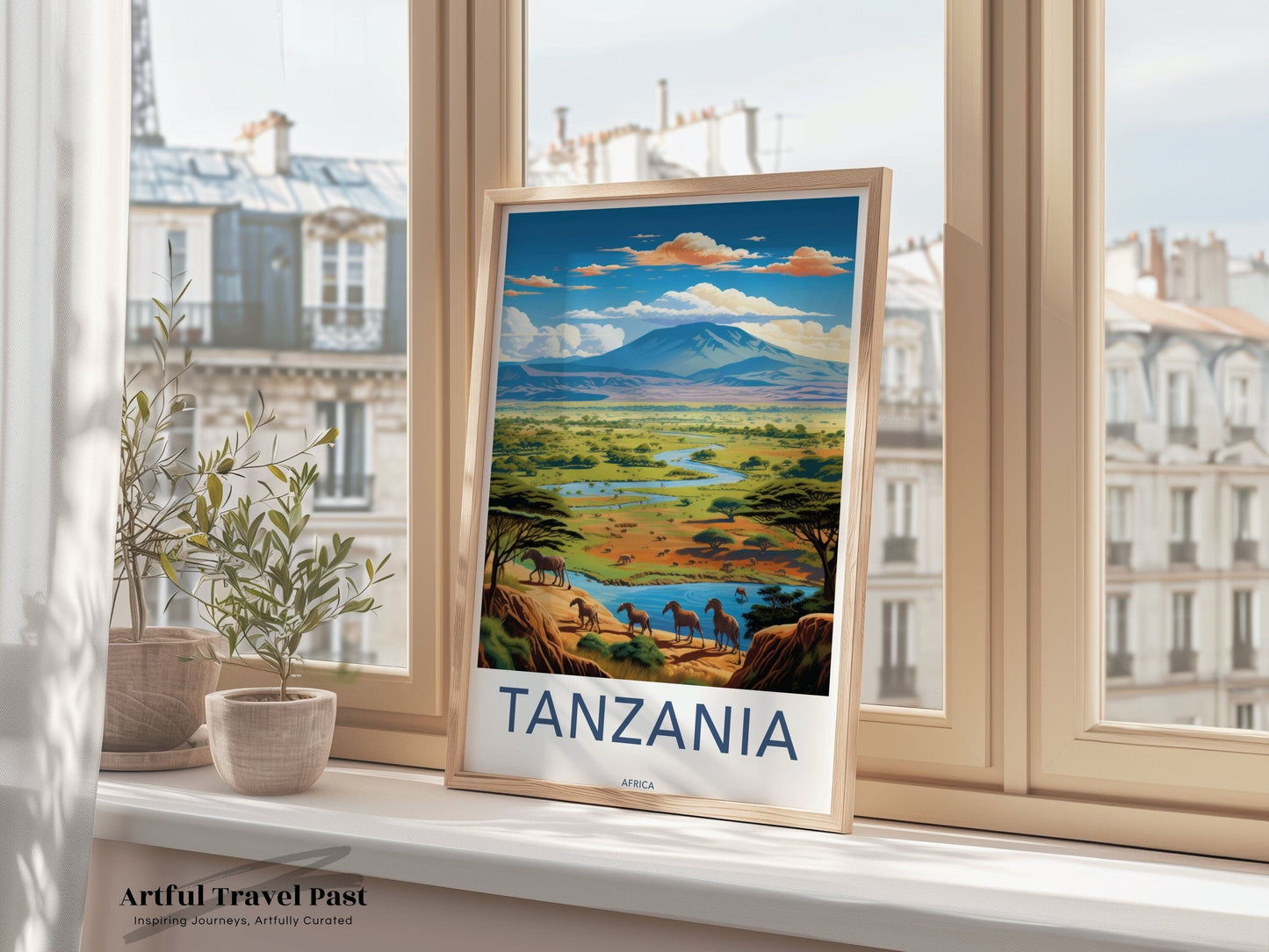 Tanzania Poster | Tanzania Wall Art | Africa Decor