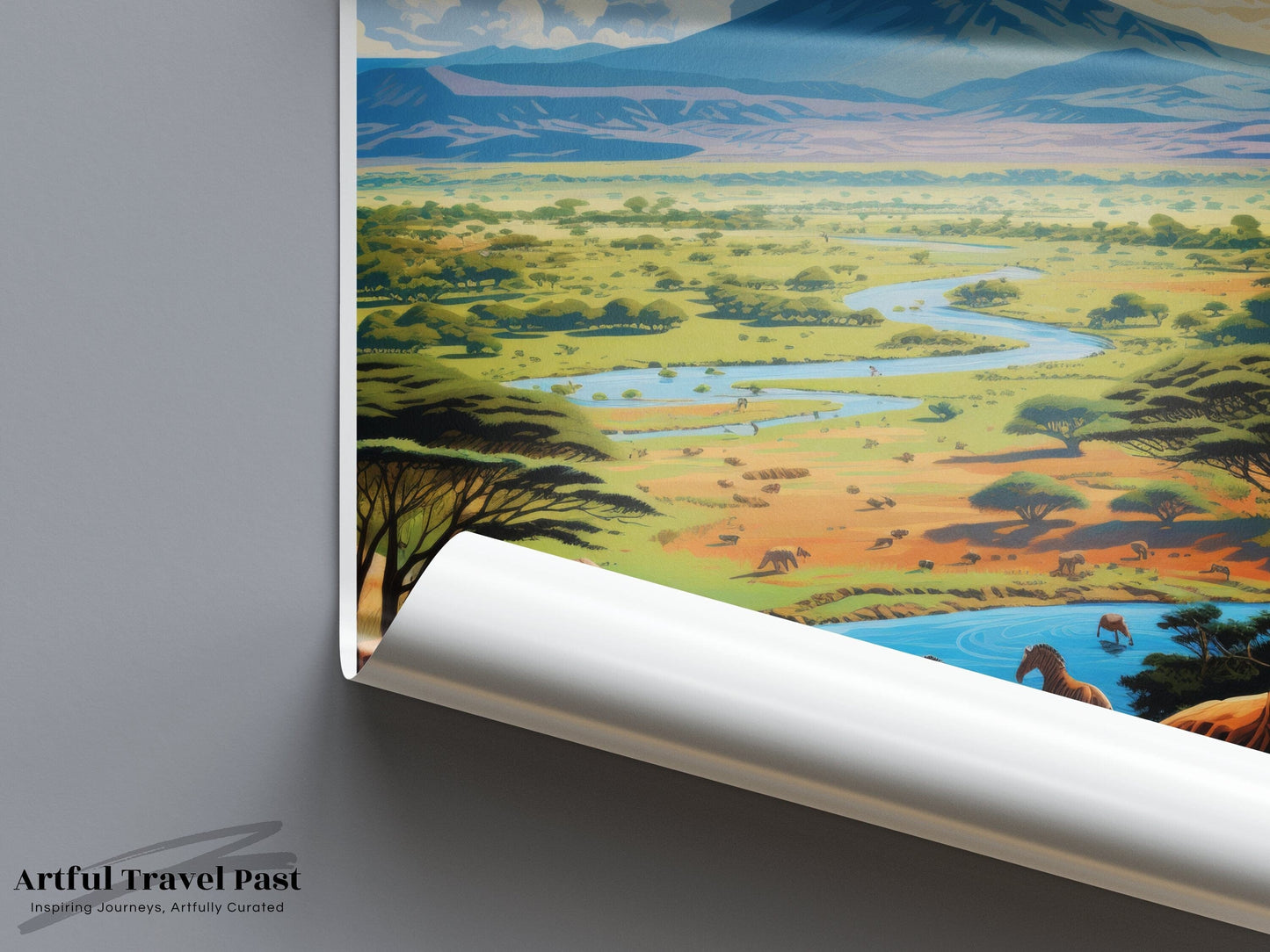 Tanzania Poster | Tanzania Wall Art | Africa Decor