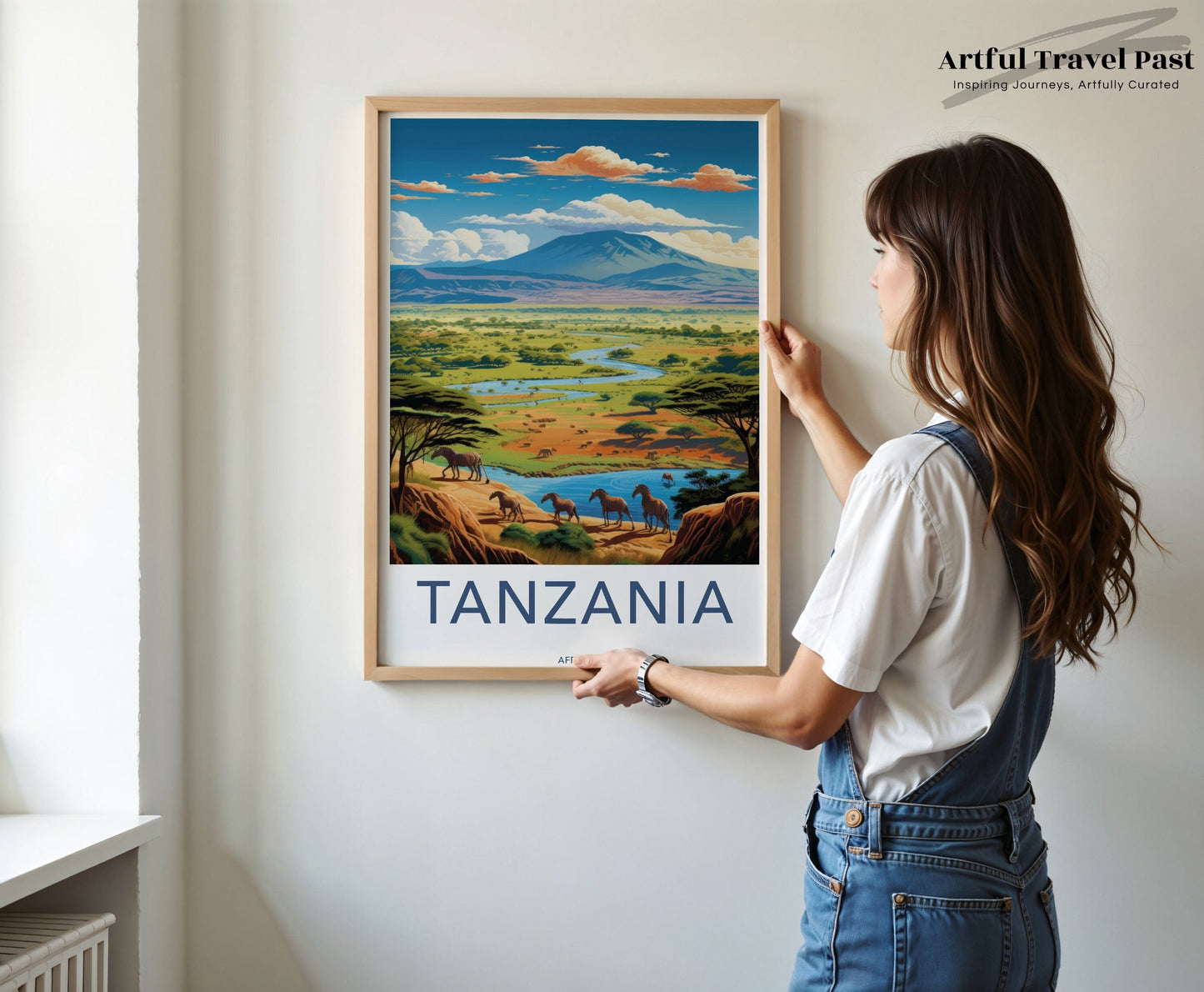 Tanzania Poster | Tanzania Wall Art | Africa Decor